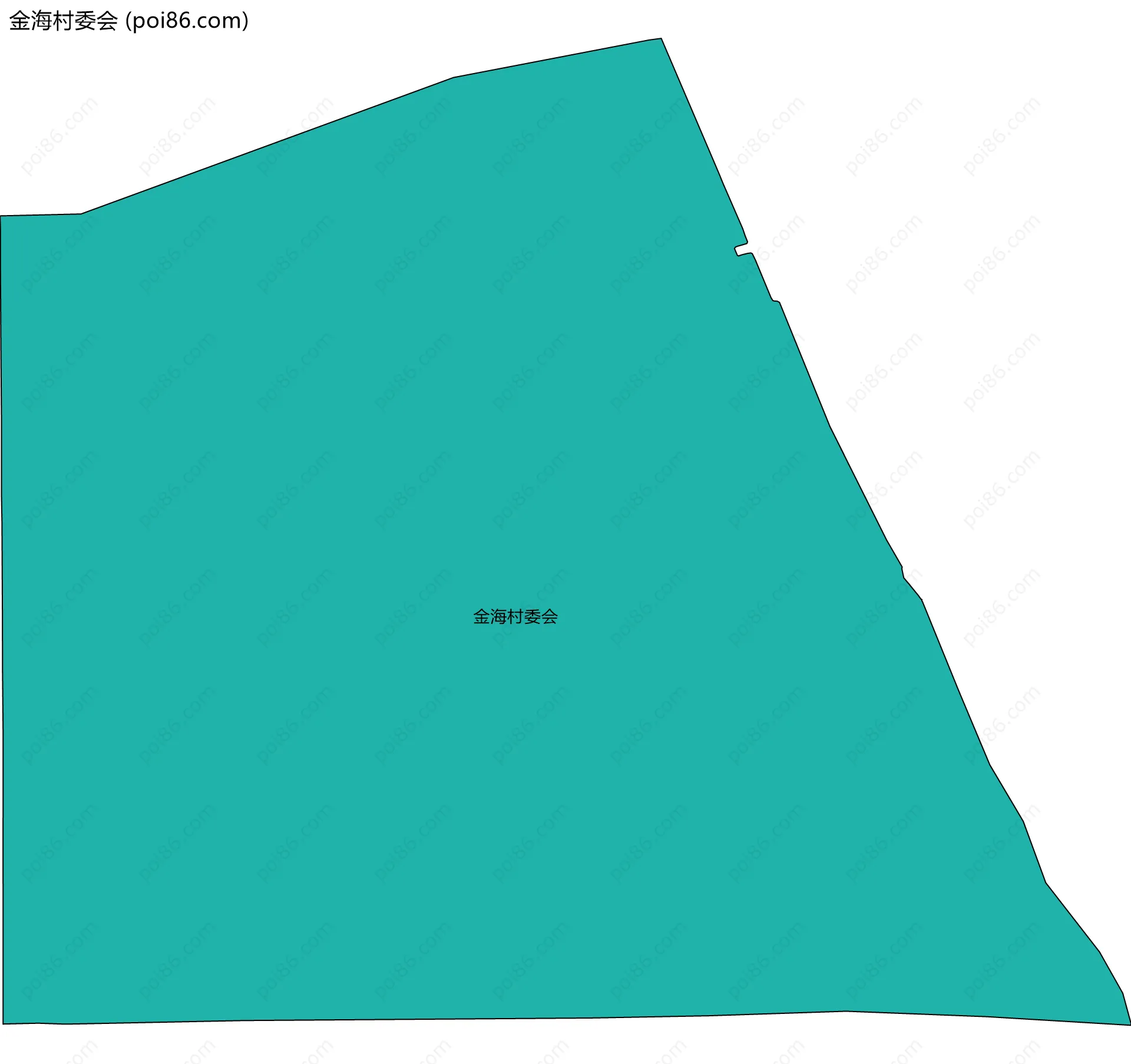 金海村委会边界地图