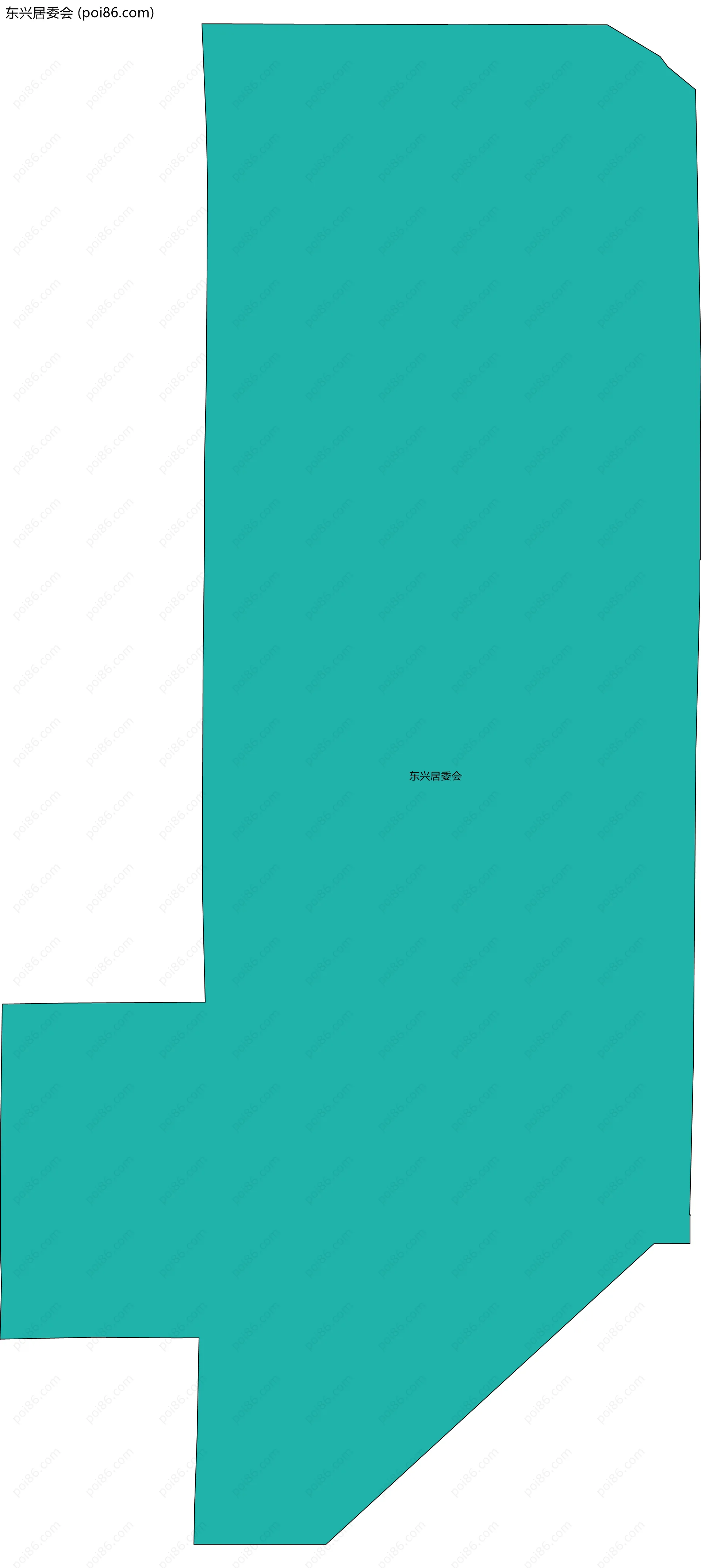 东兴居委会边界地图