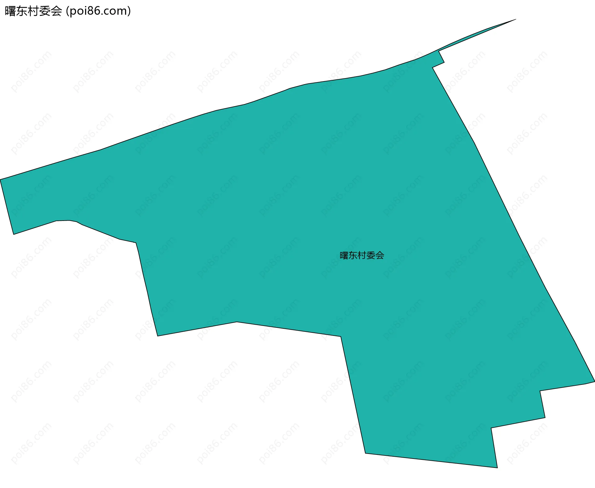 曙东村委会边界地图