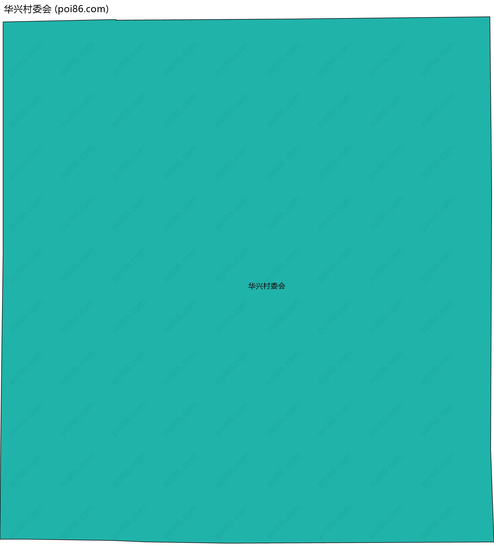 华兴村委会边界地图