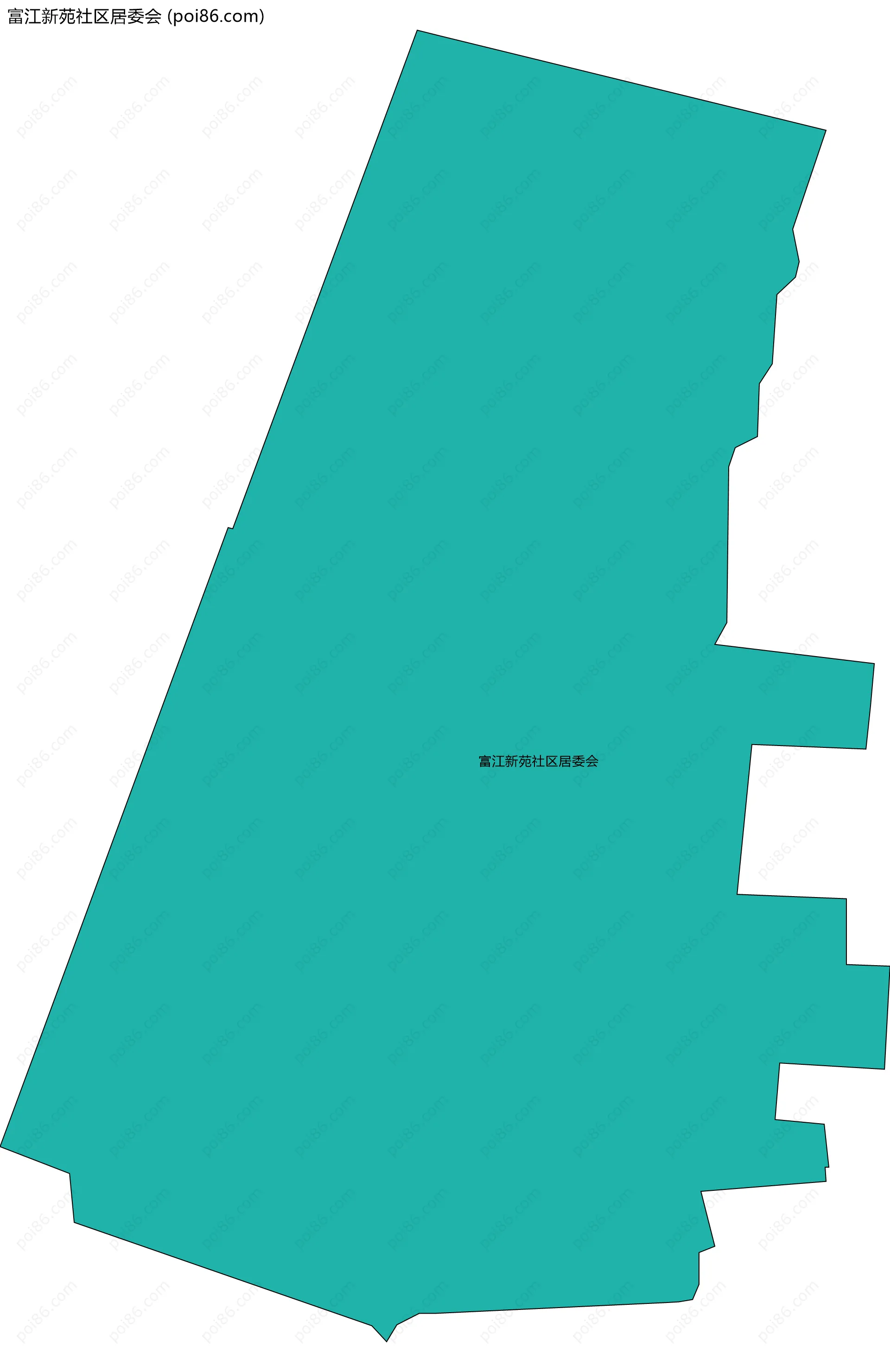 富江新苑社区居委会边界地图