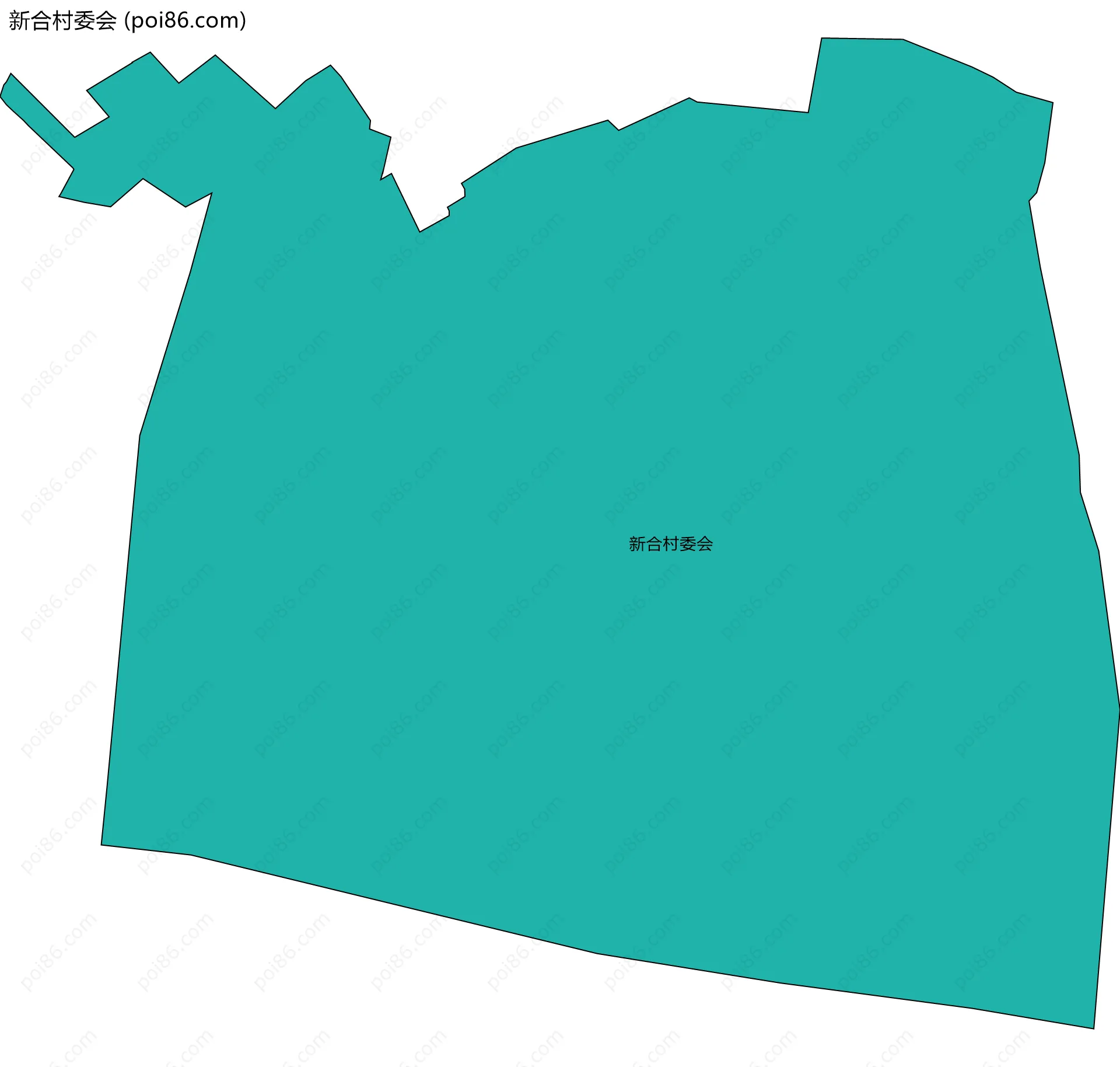 新合村委会边界地图