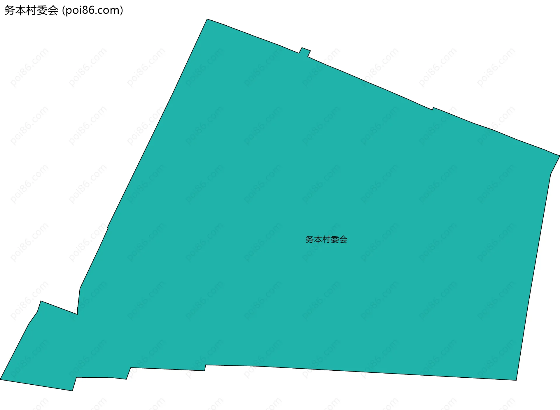 务本村委会边界地图