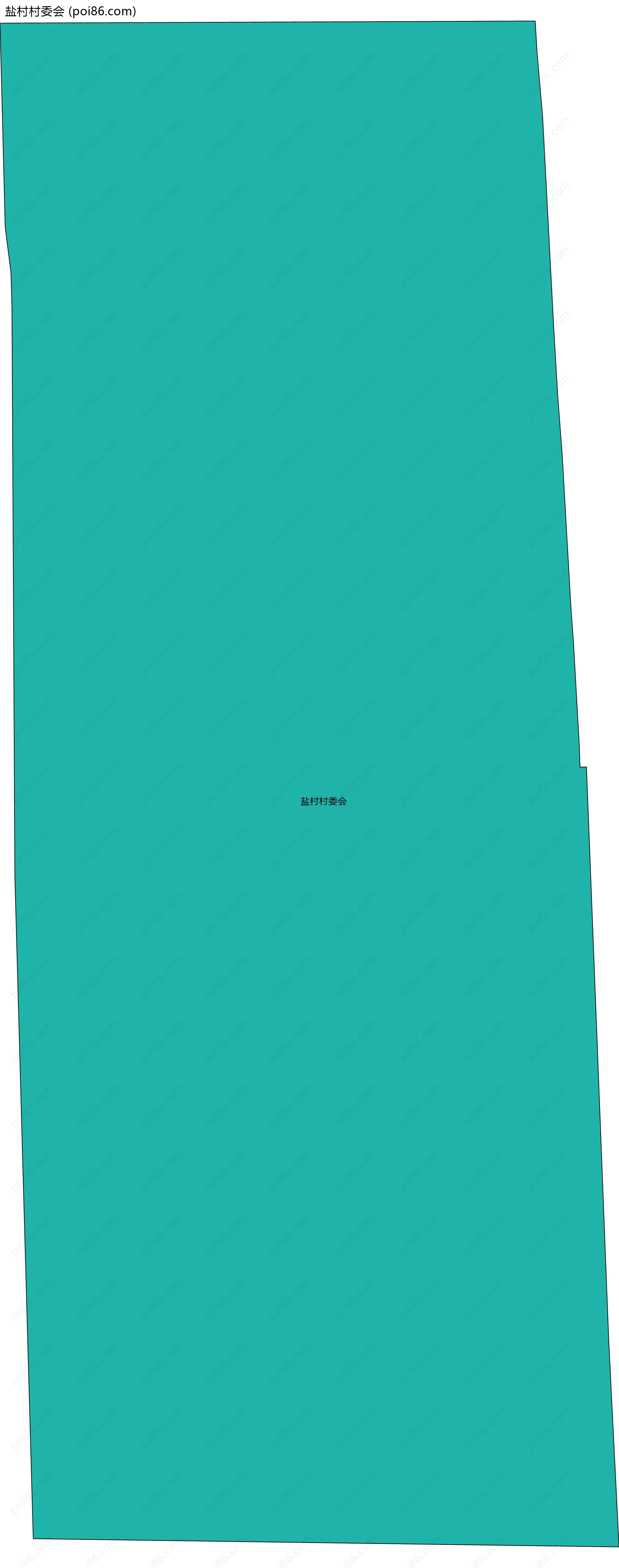 盐村村委会边界地图