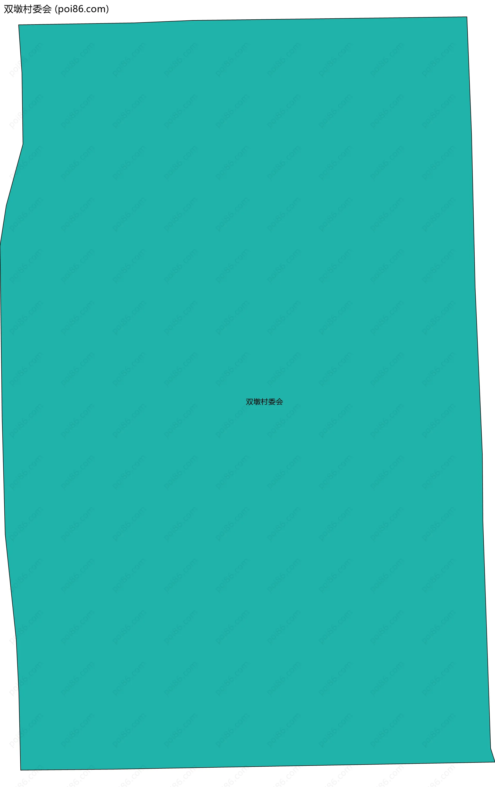 双墩村委会边界地图