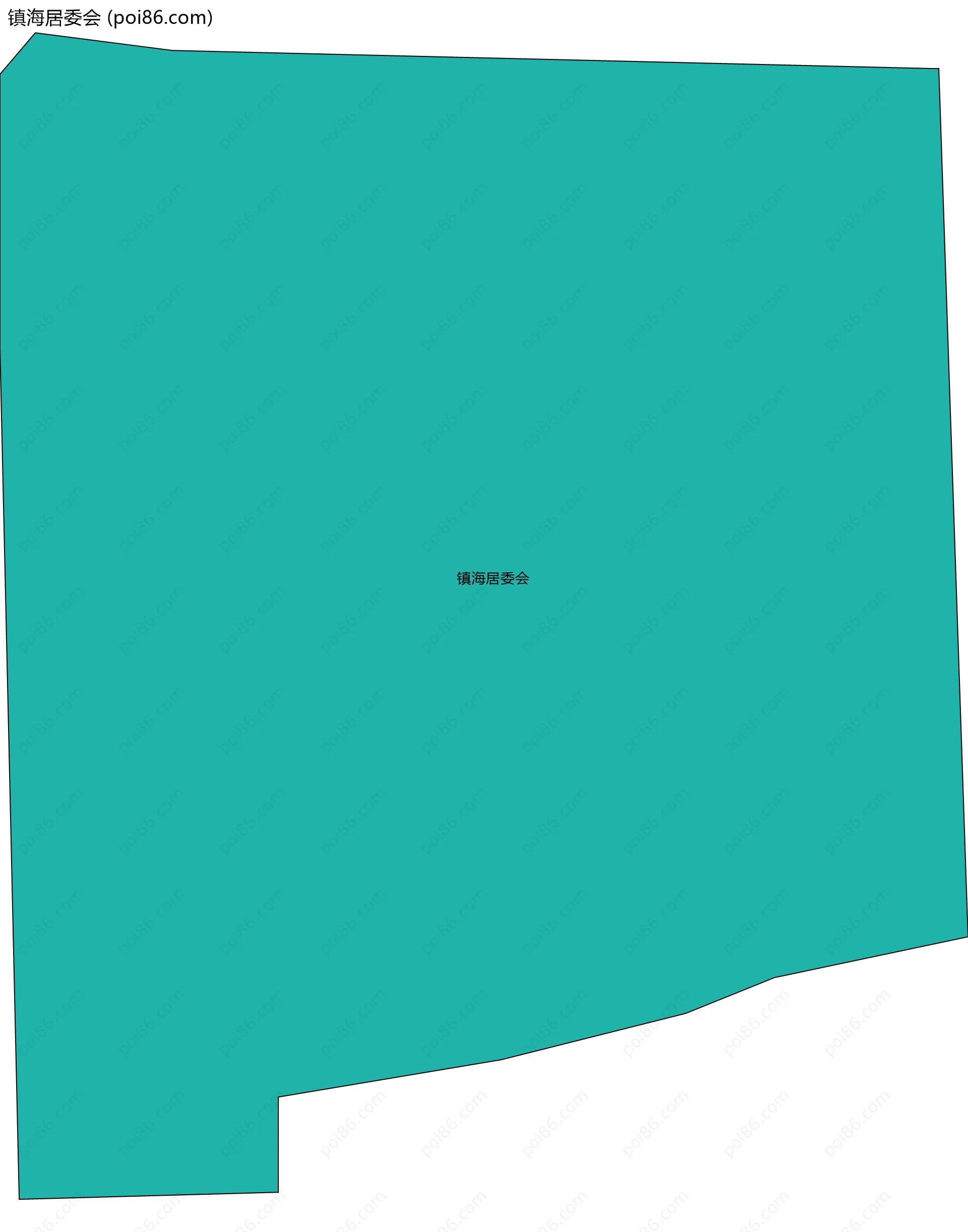 镇海居委会边界地图