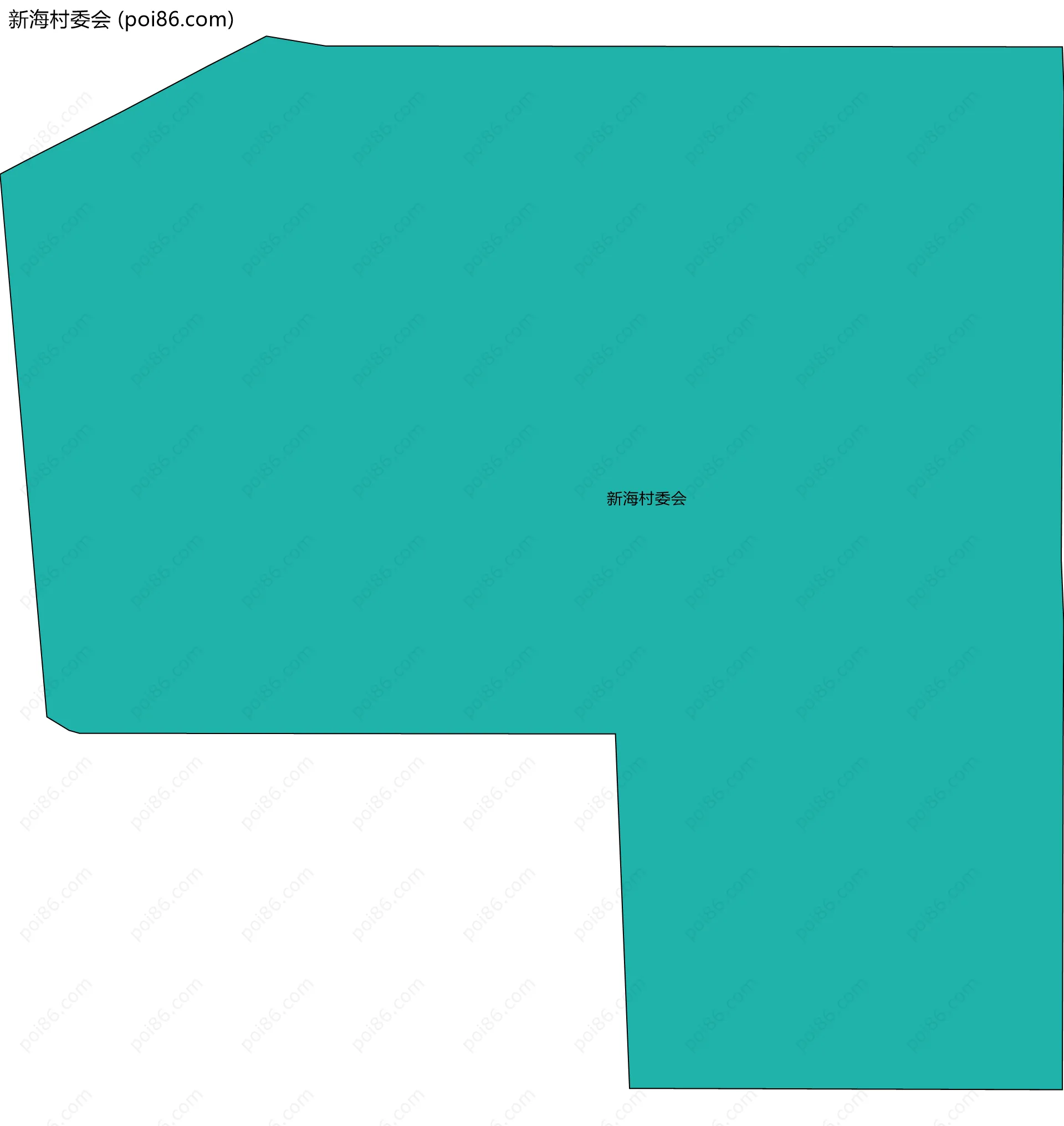 新海村委会边界地图