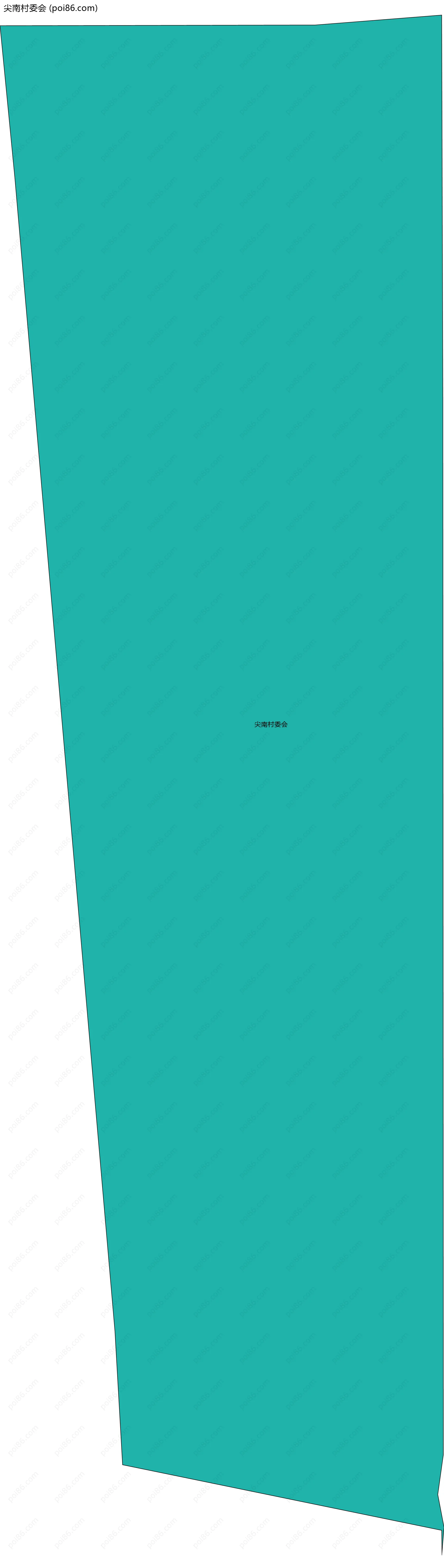 尖南村委会边界地图