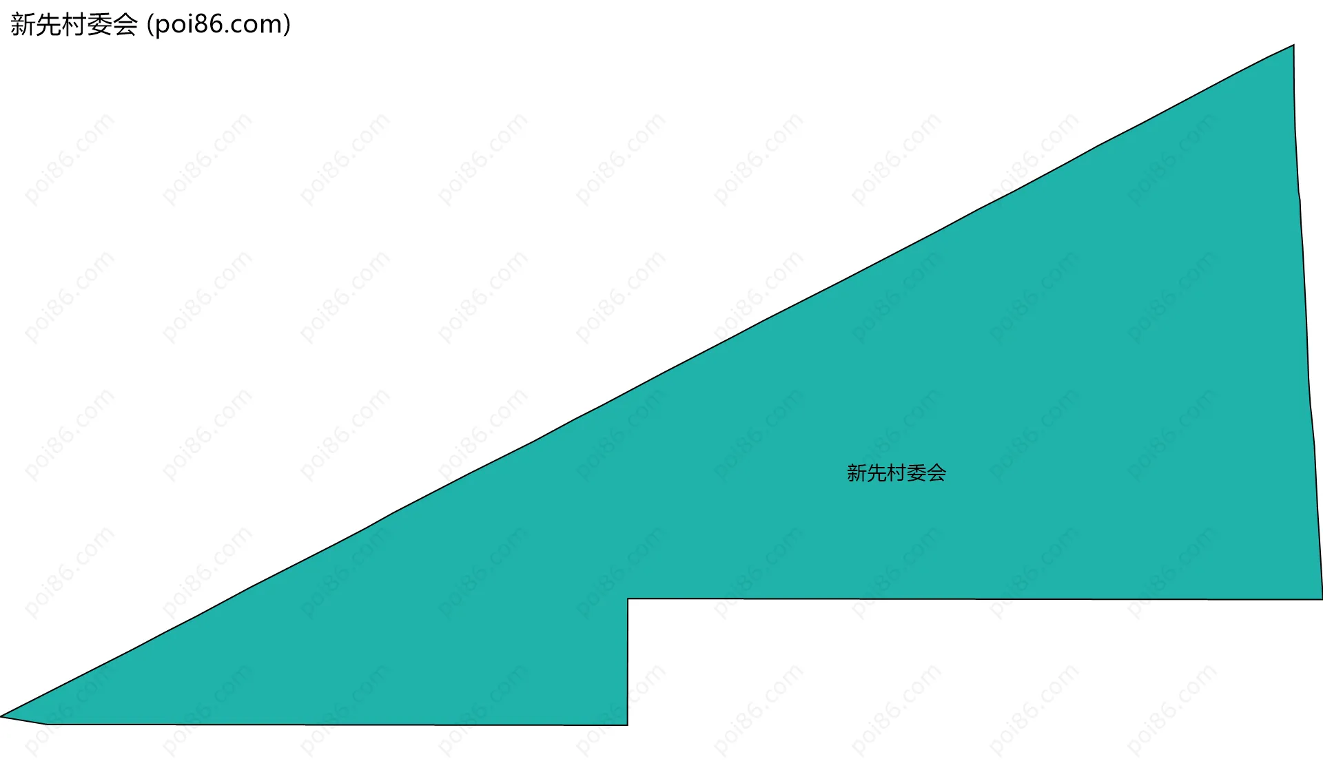 新先村委会边界地图