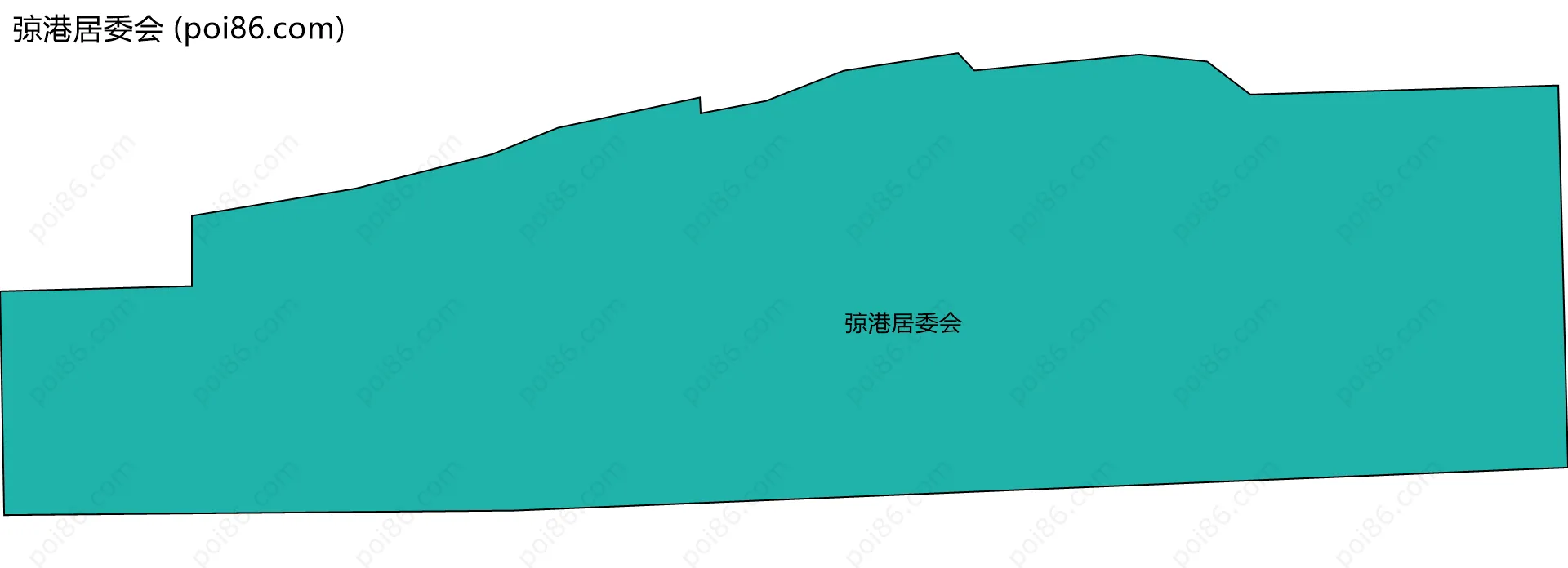 弶港居委会边界地图