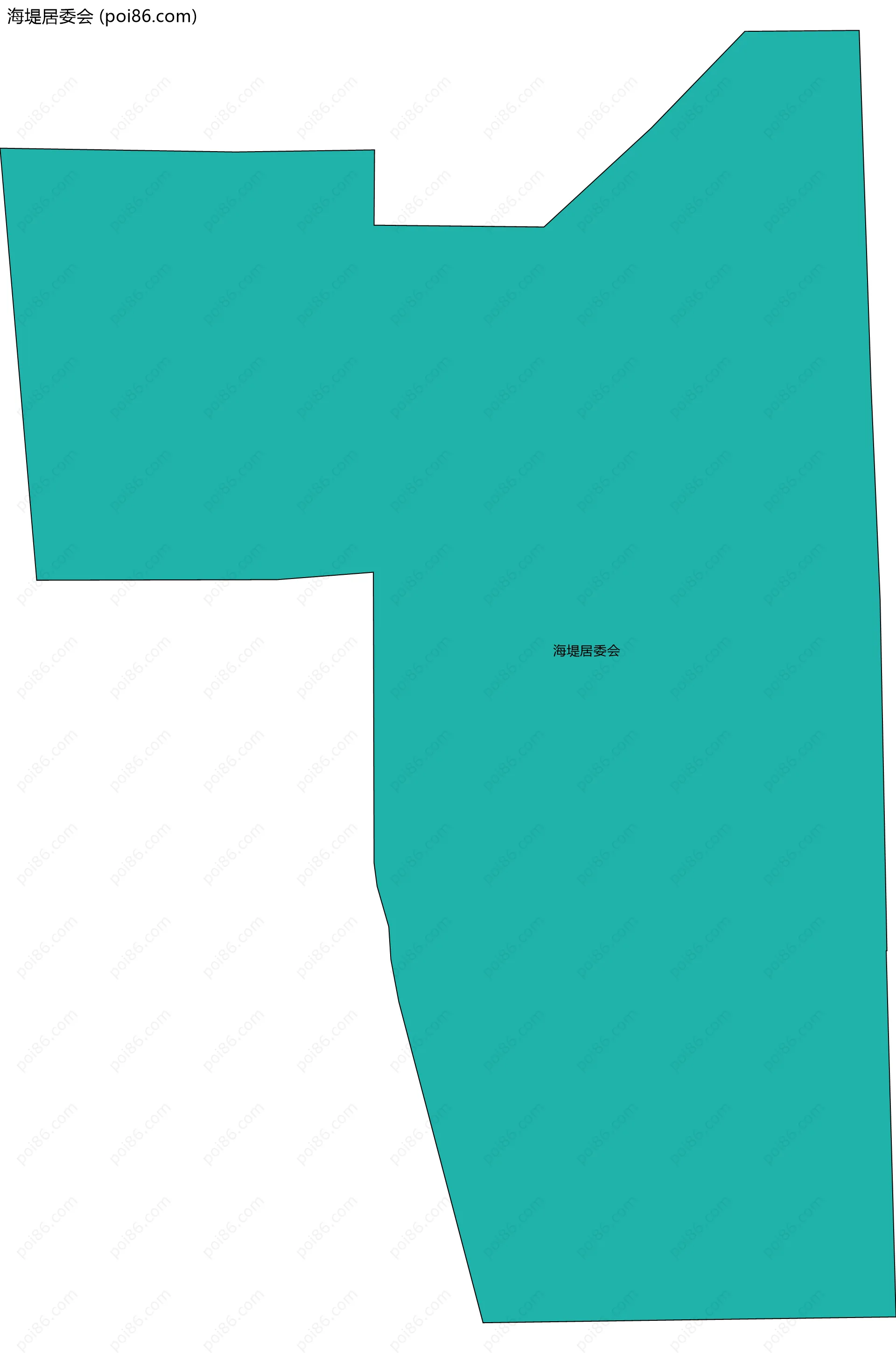 海堤居委会边界地图