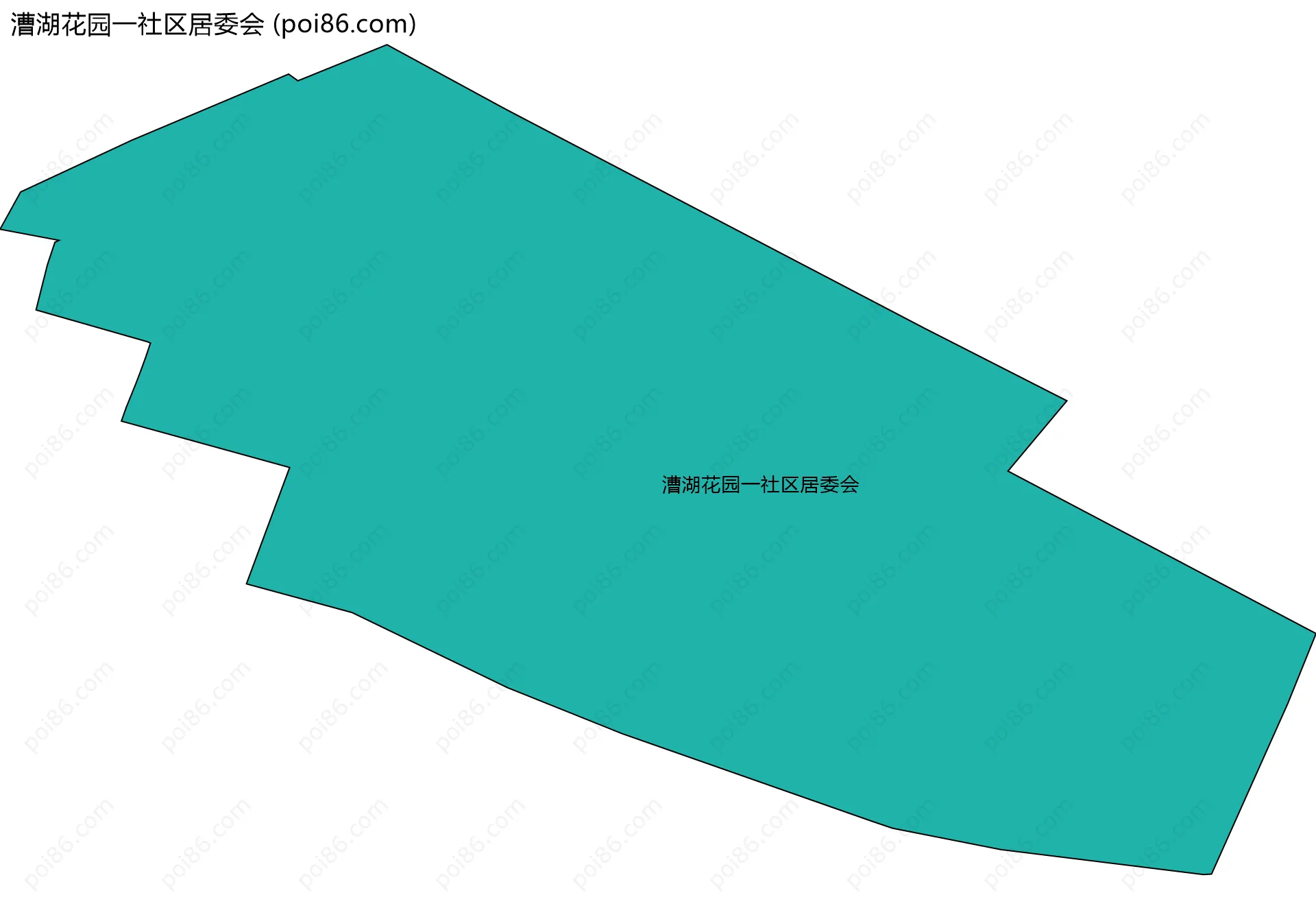 漕湖花园一社区居委会边界地图