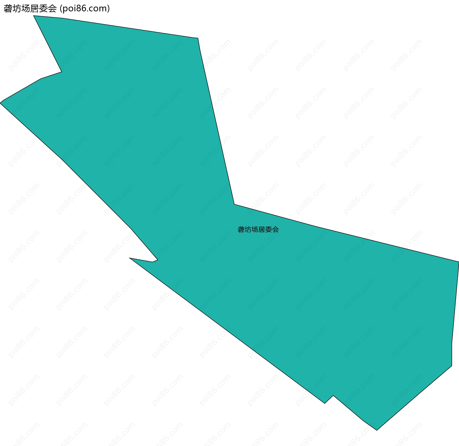 砻坊场居委会边界地图