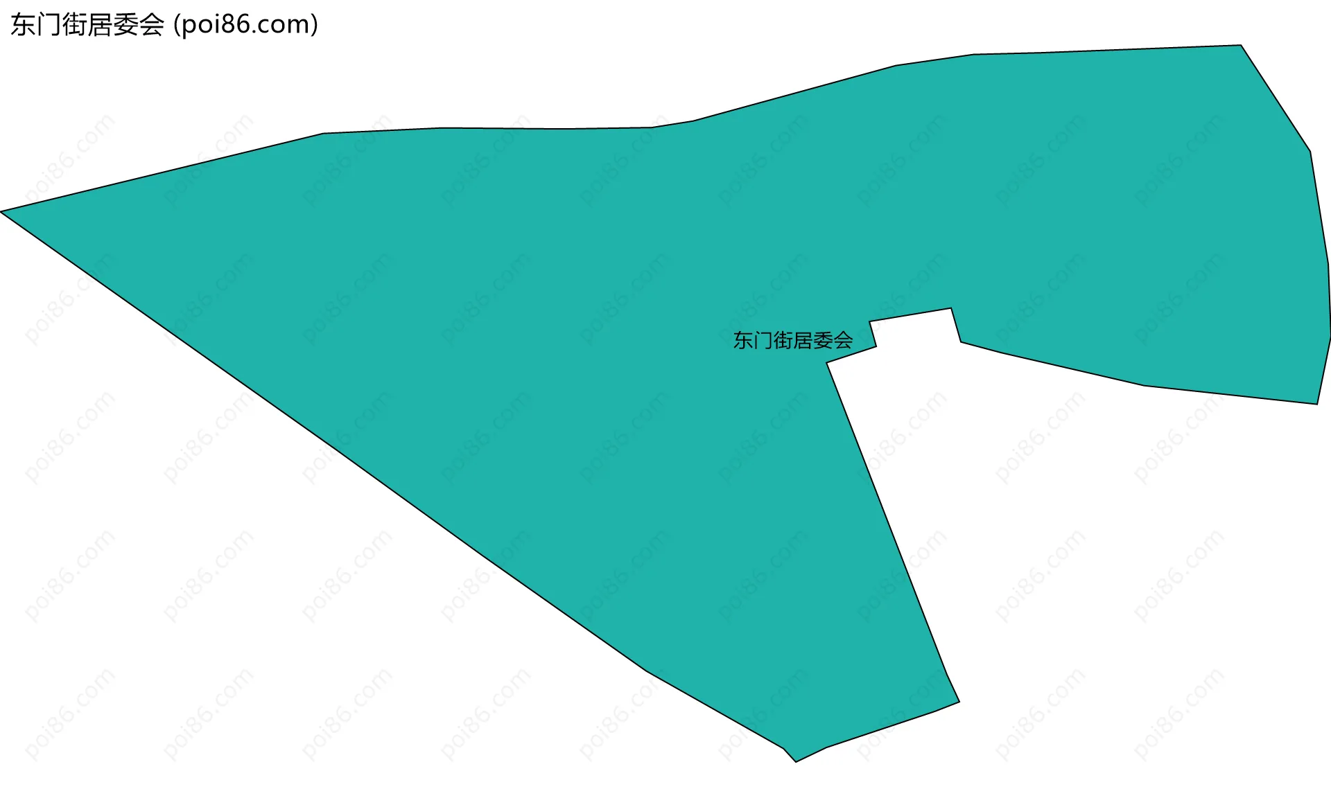 东门街居委会边界地图