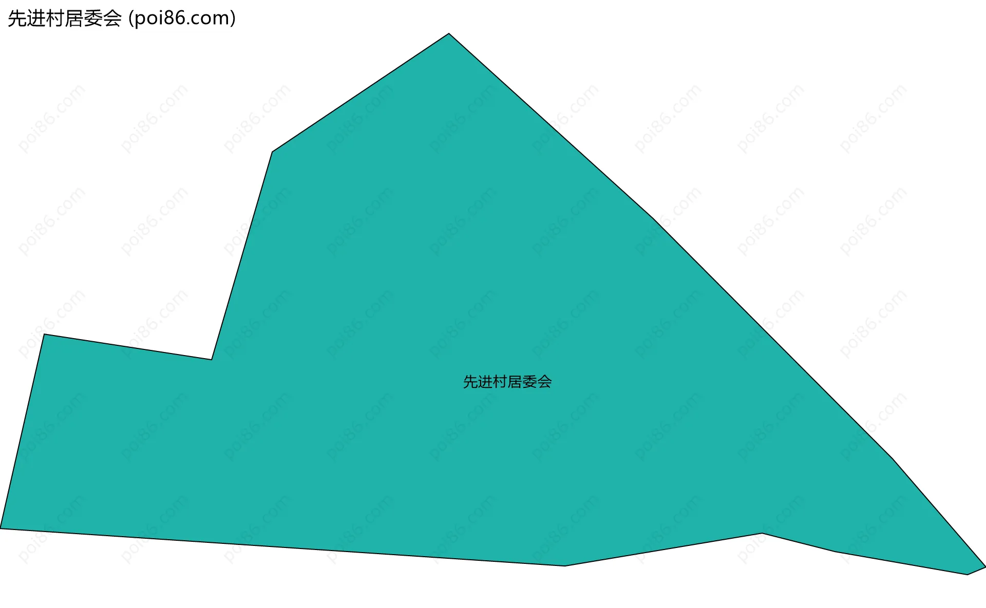 先进村居委会边界地图