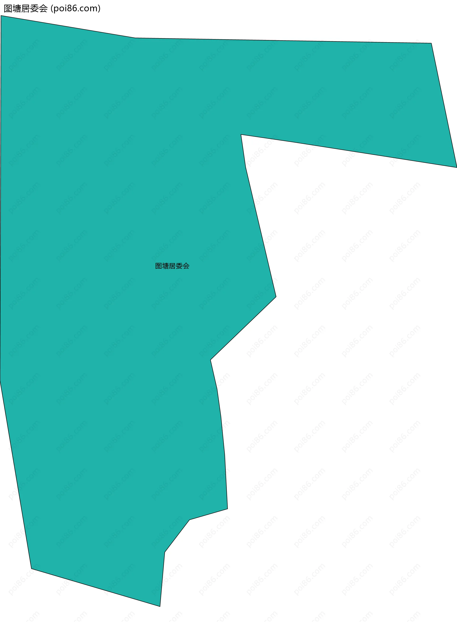 图塘居委会边界地图