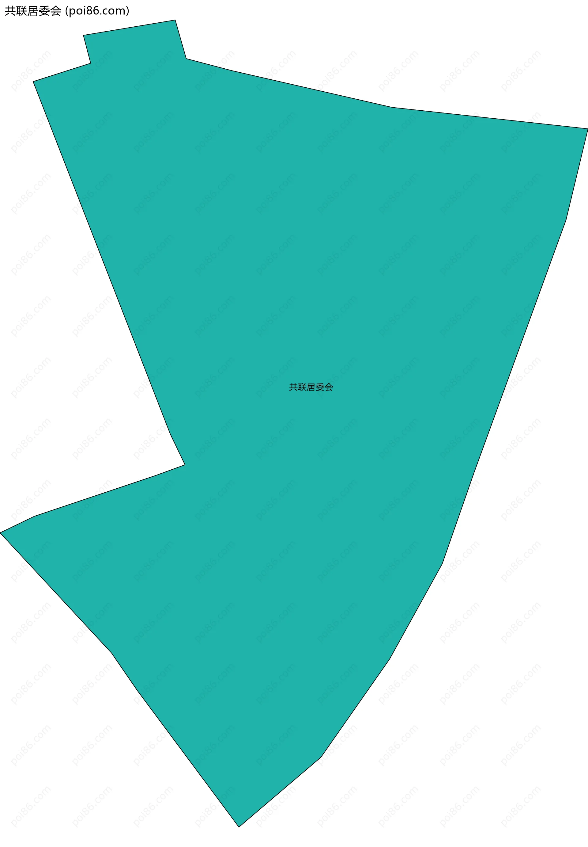 共联居委会边界地图