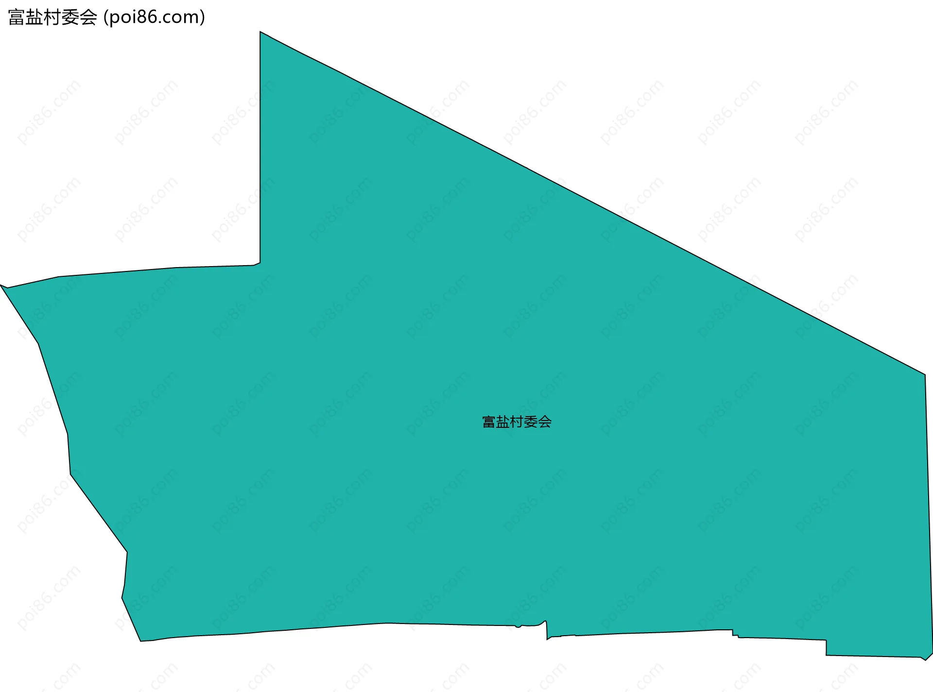 富盐村委会边界地图