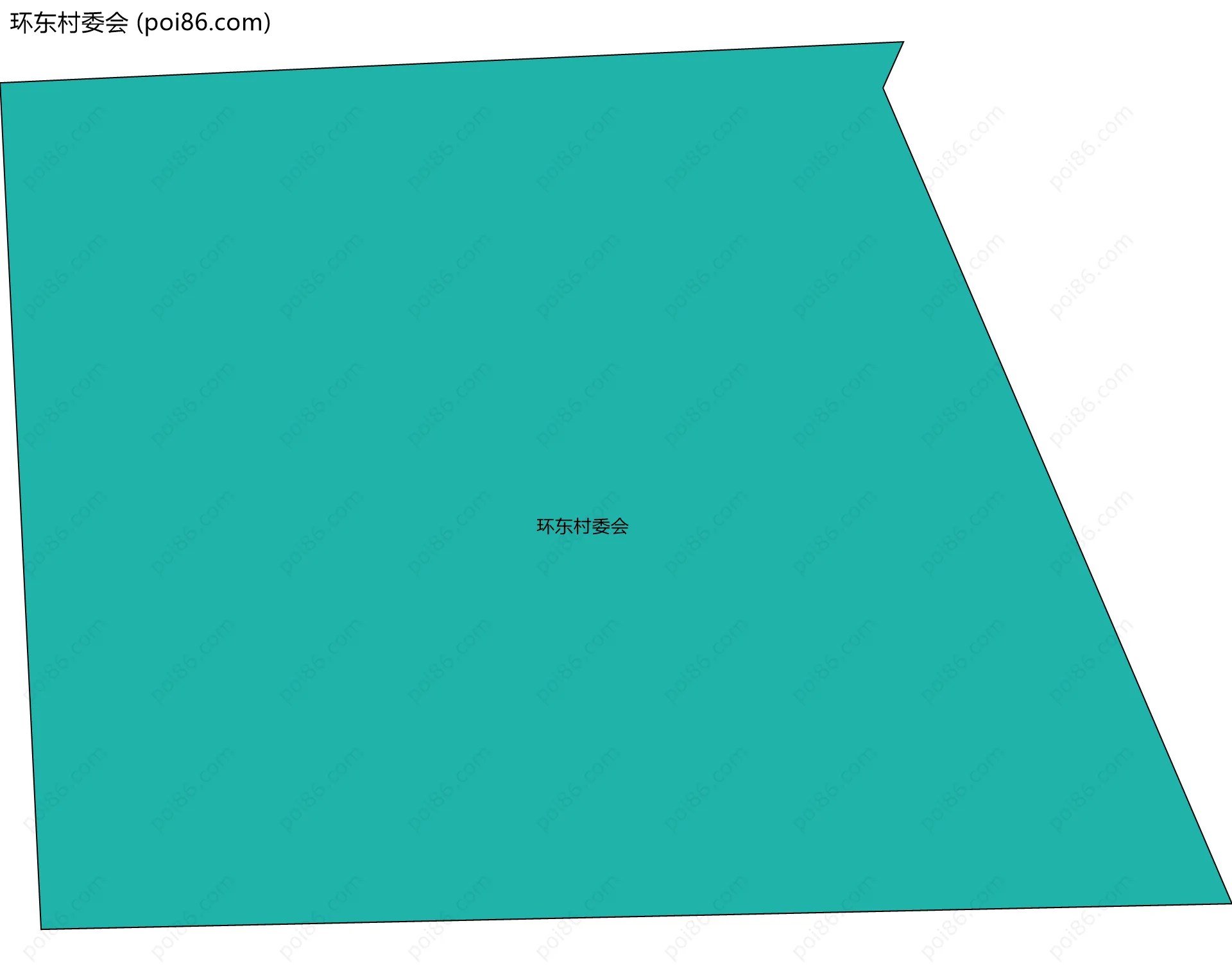 环东村委会边界地图