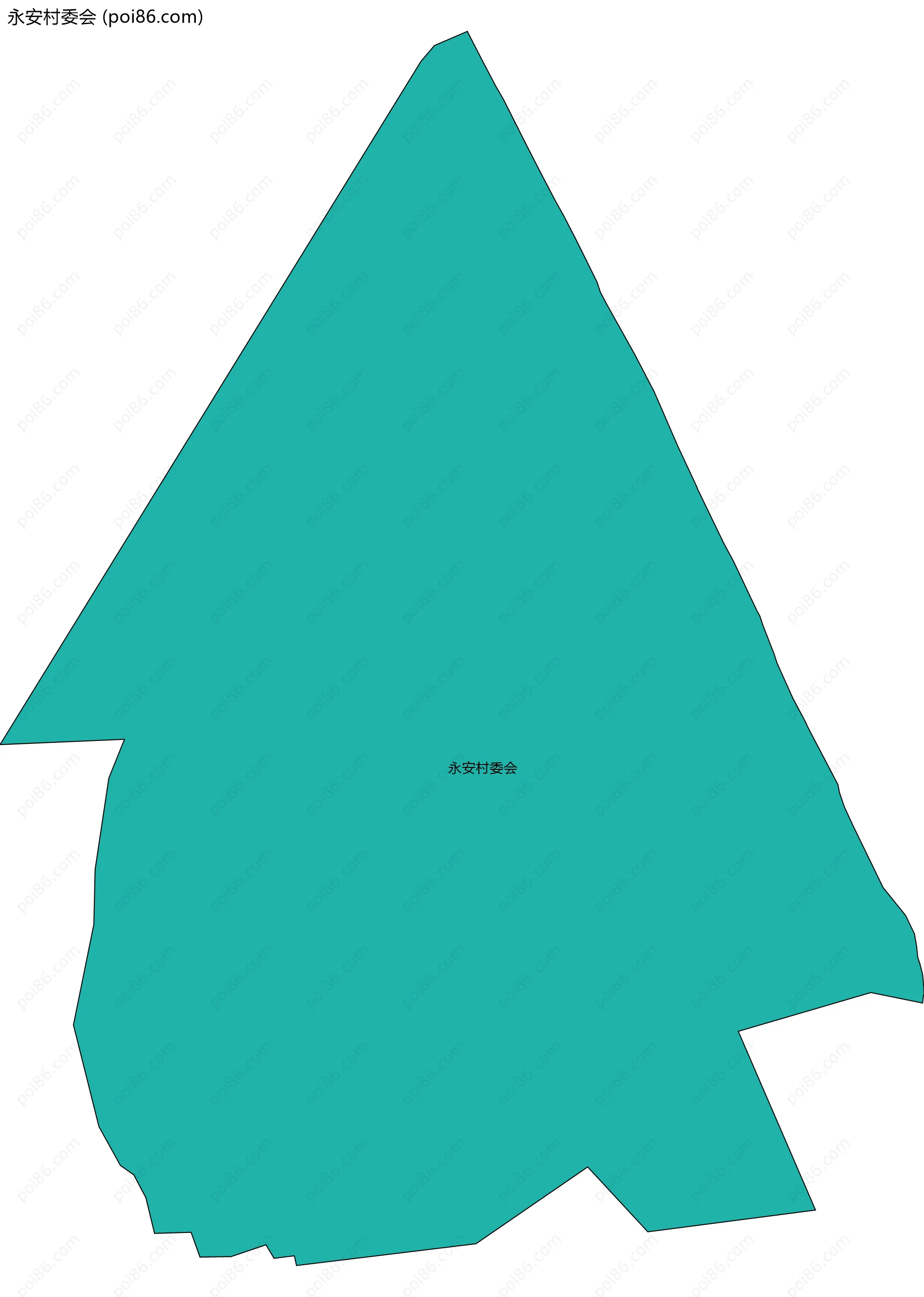 永安村委会边界地图