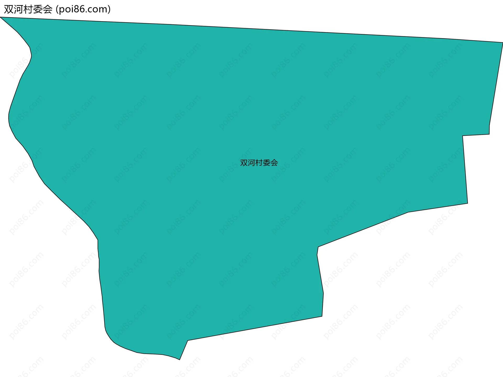双河村委会边界地图