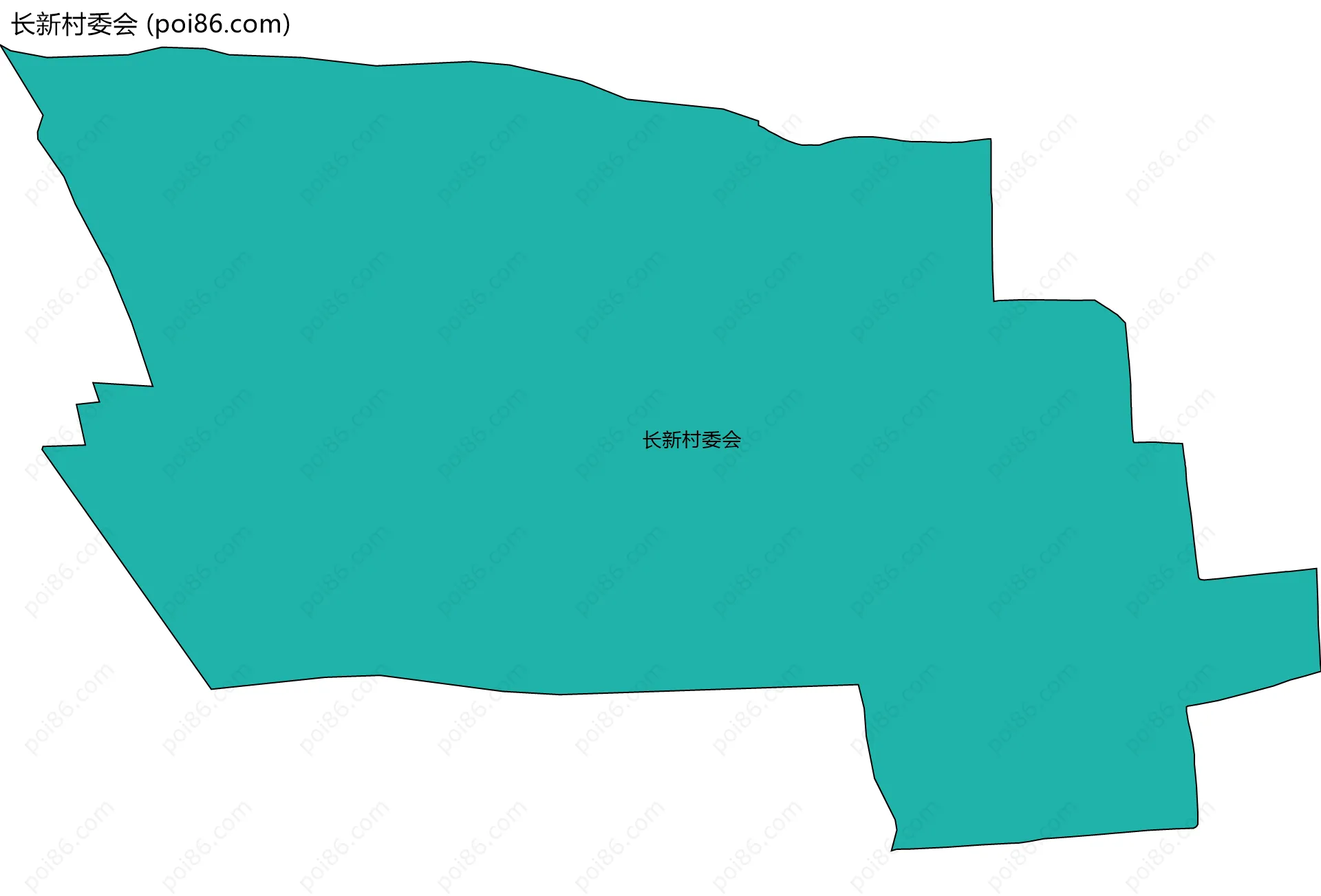 长新村委会边界地图