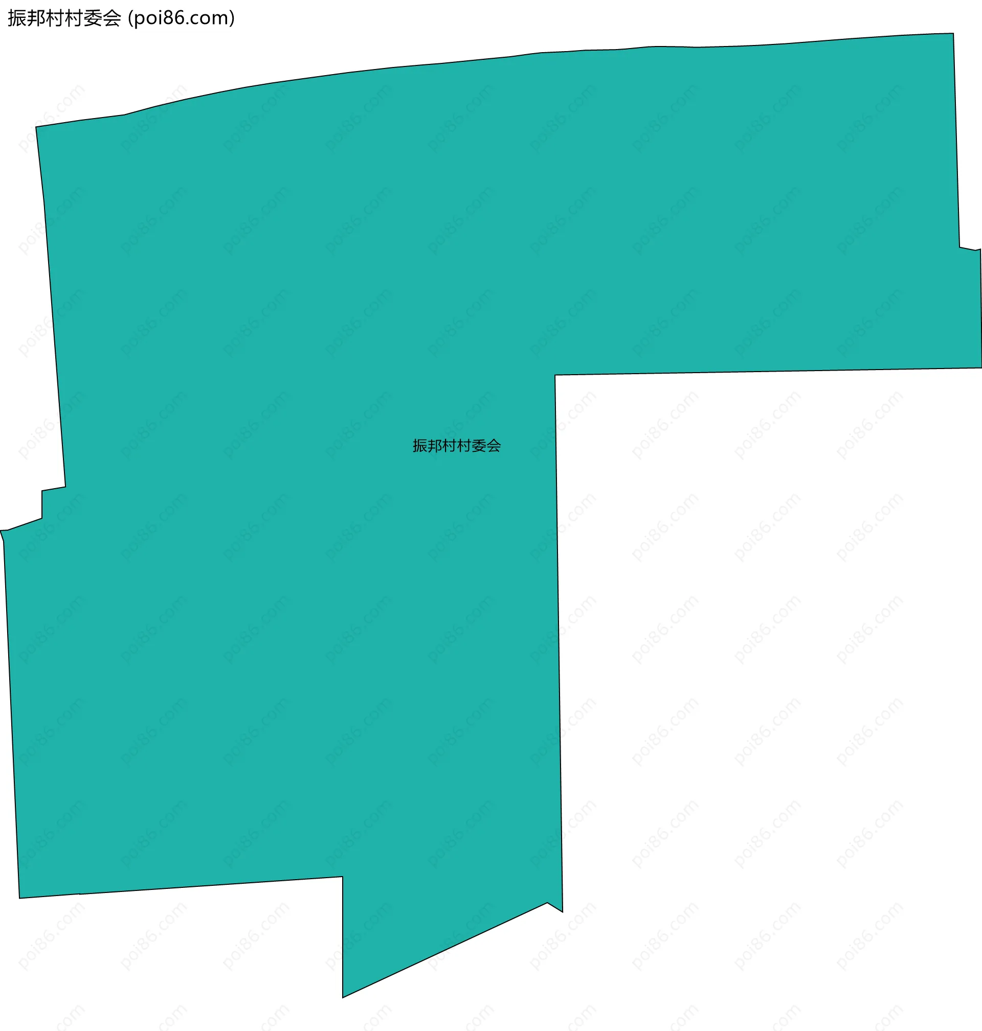 振邦村村委会边界地图