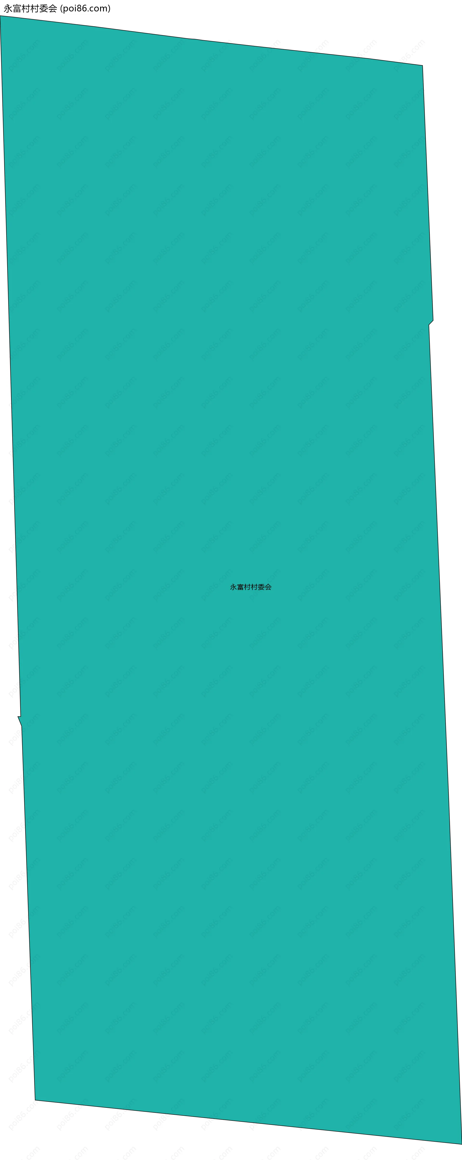 永富村村委会边界地图