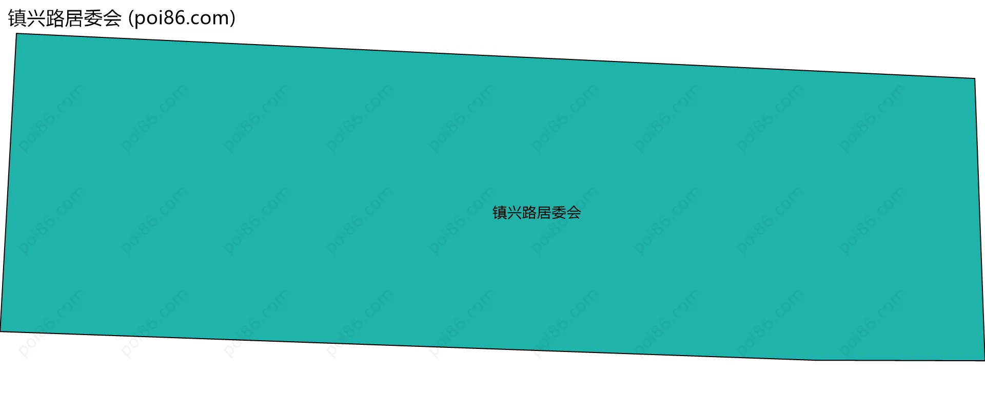 镇兴路居委会边界地图