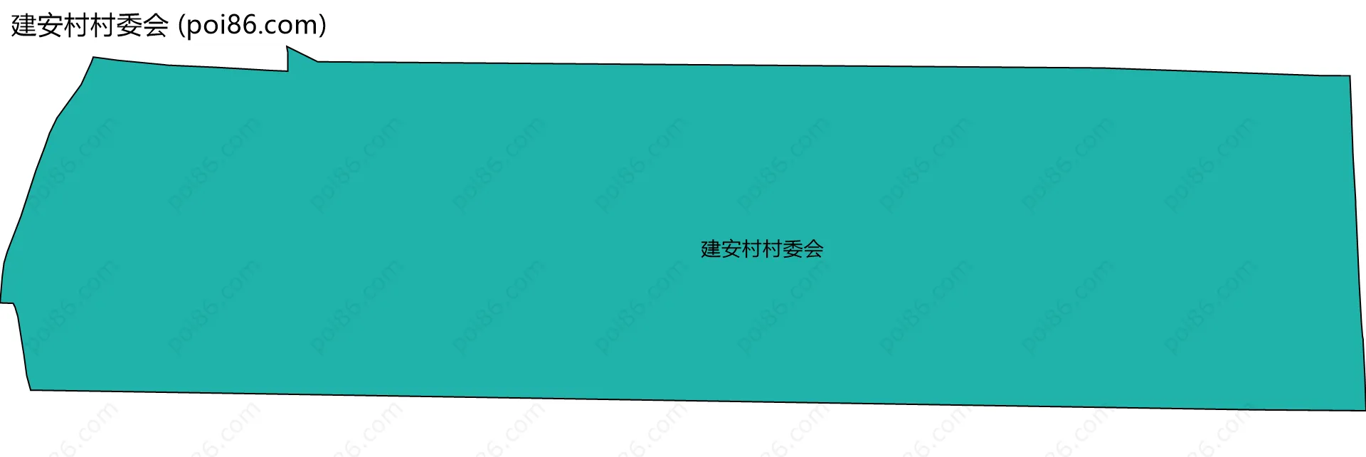 建安村村委会边界地图