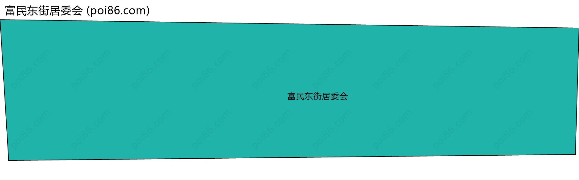 富民东街居委会边界地图