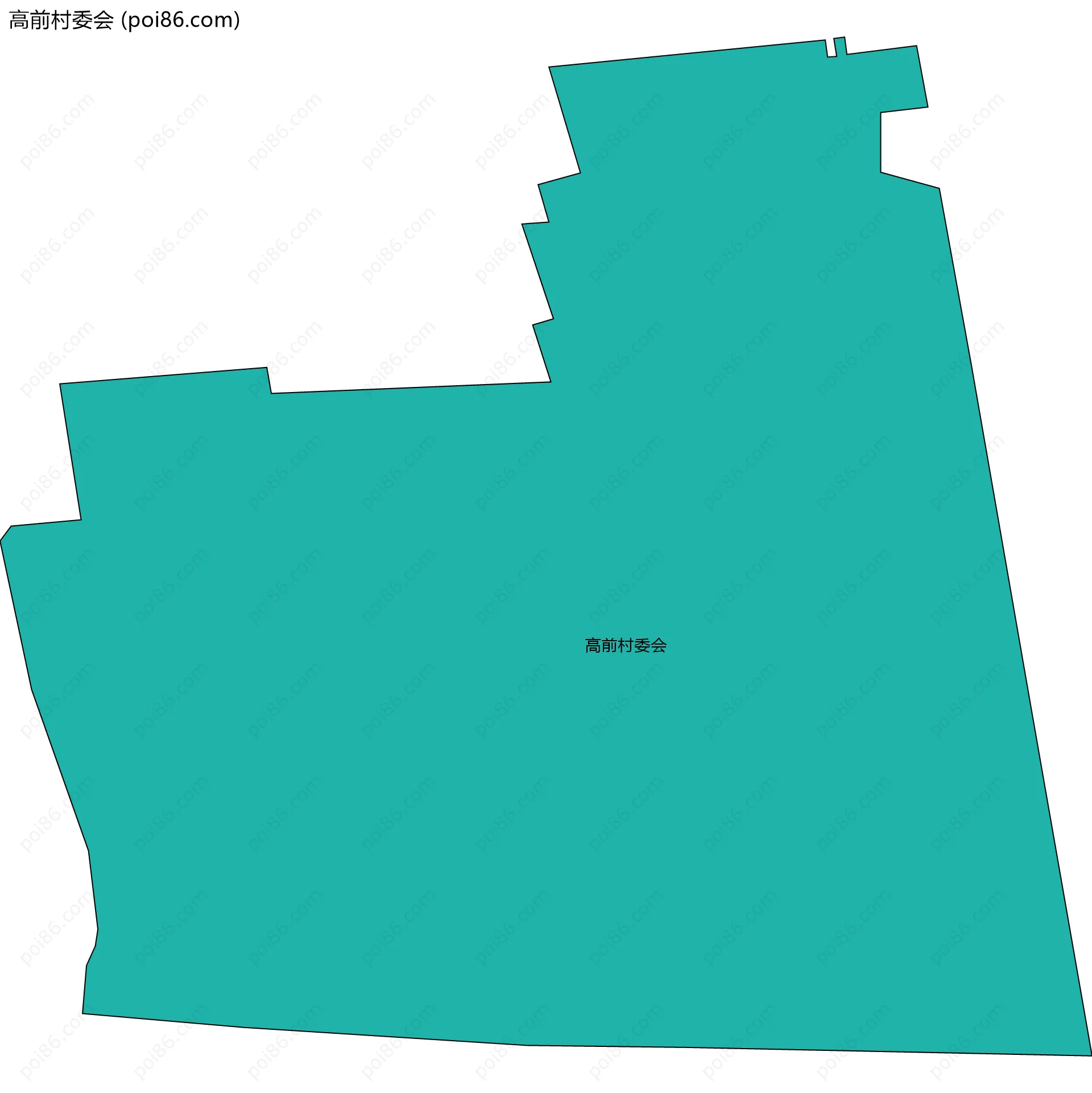 高前村委会边界地图