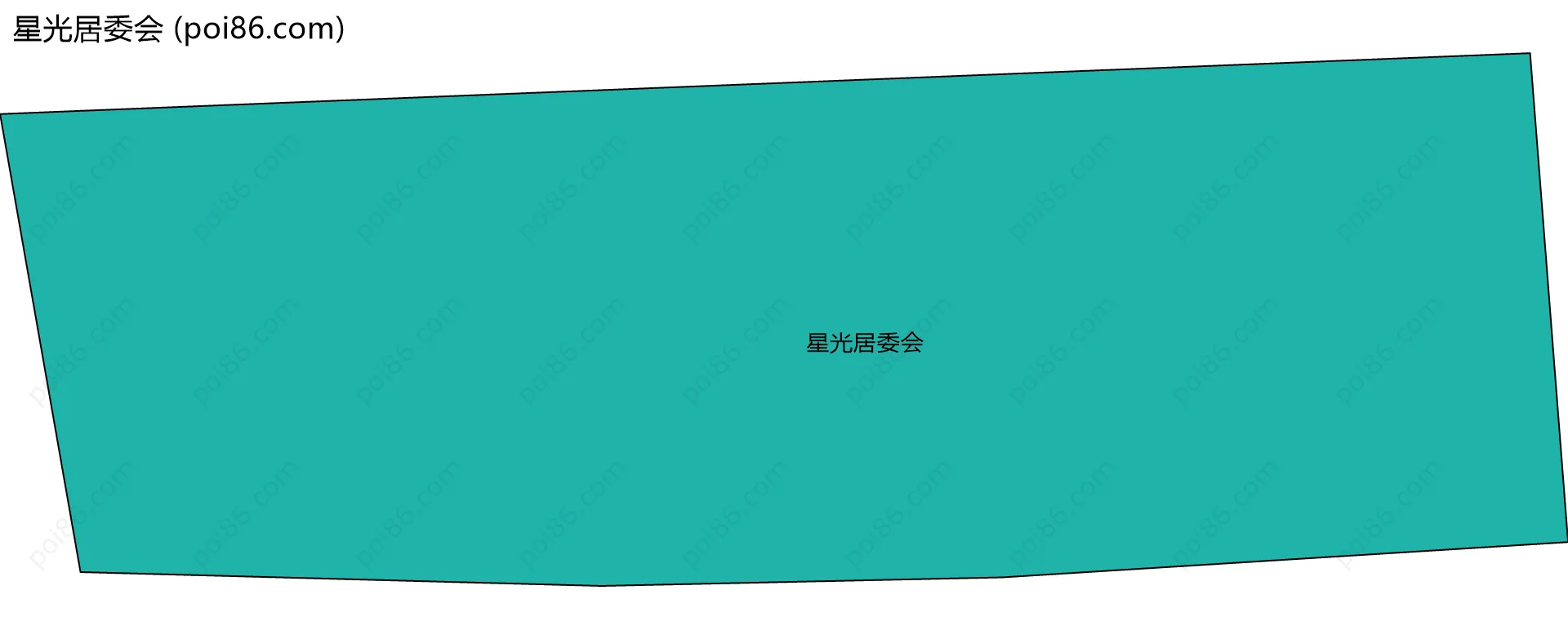 星光居委会边界地图