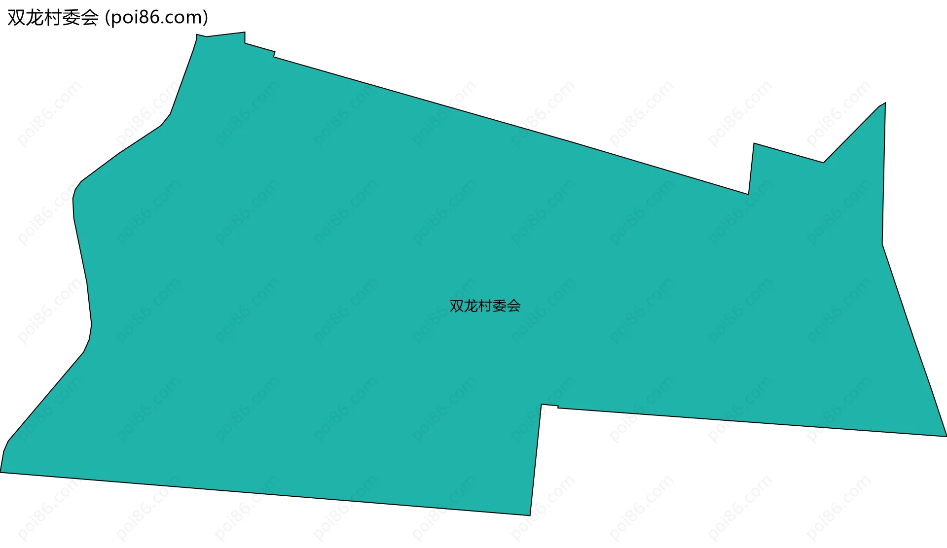 双龙村委会边界地图