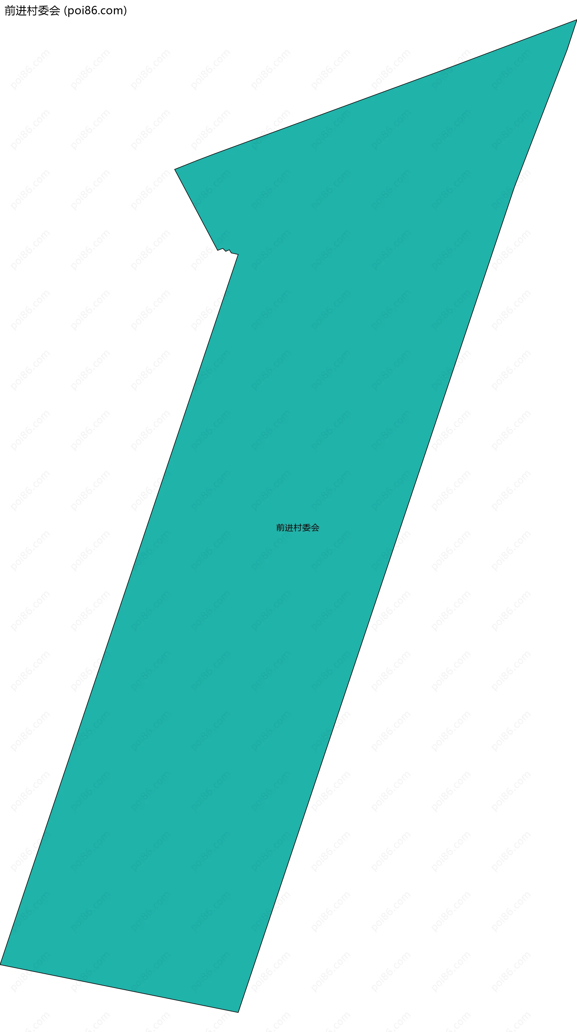 前进村委会边界地图