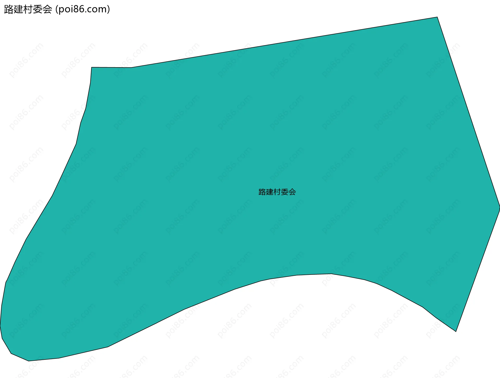 路建村委会边界地图