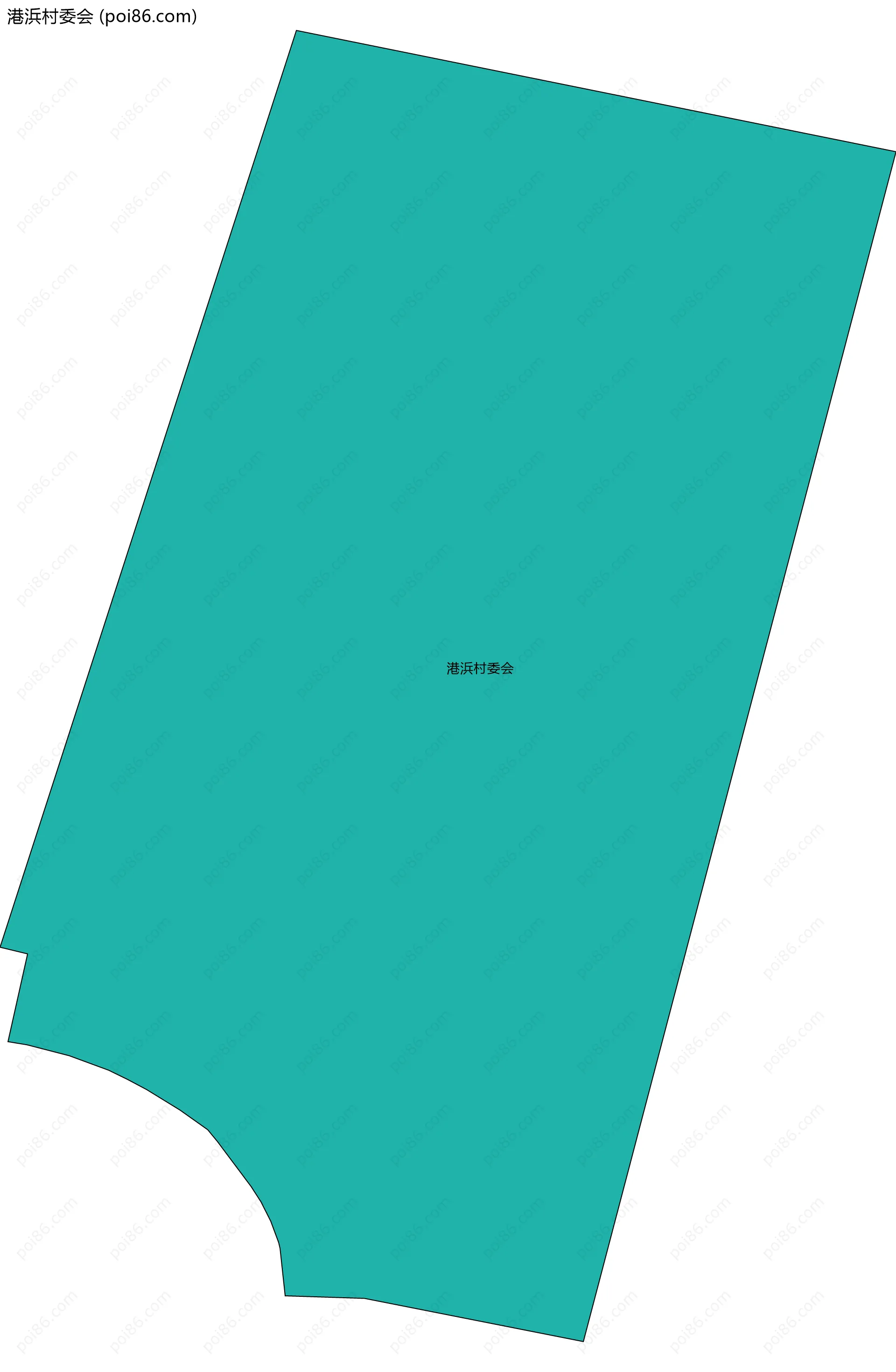 港浜村委会边界地图