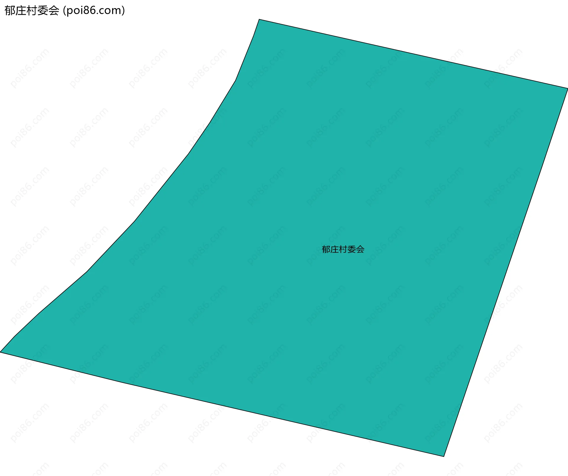 郁庄村委会边界地图