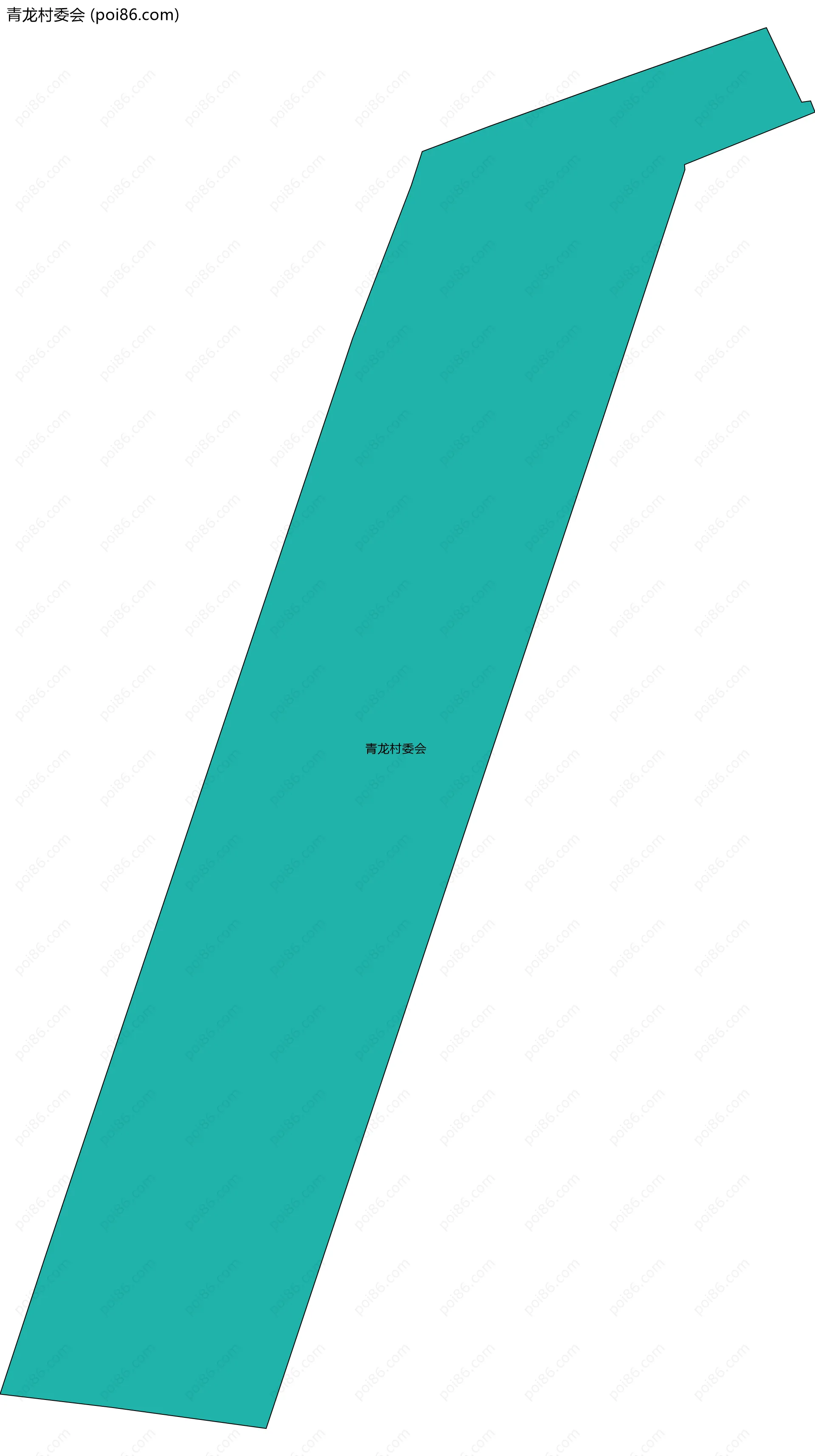 青龙村委会边界地图