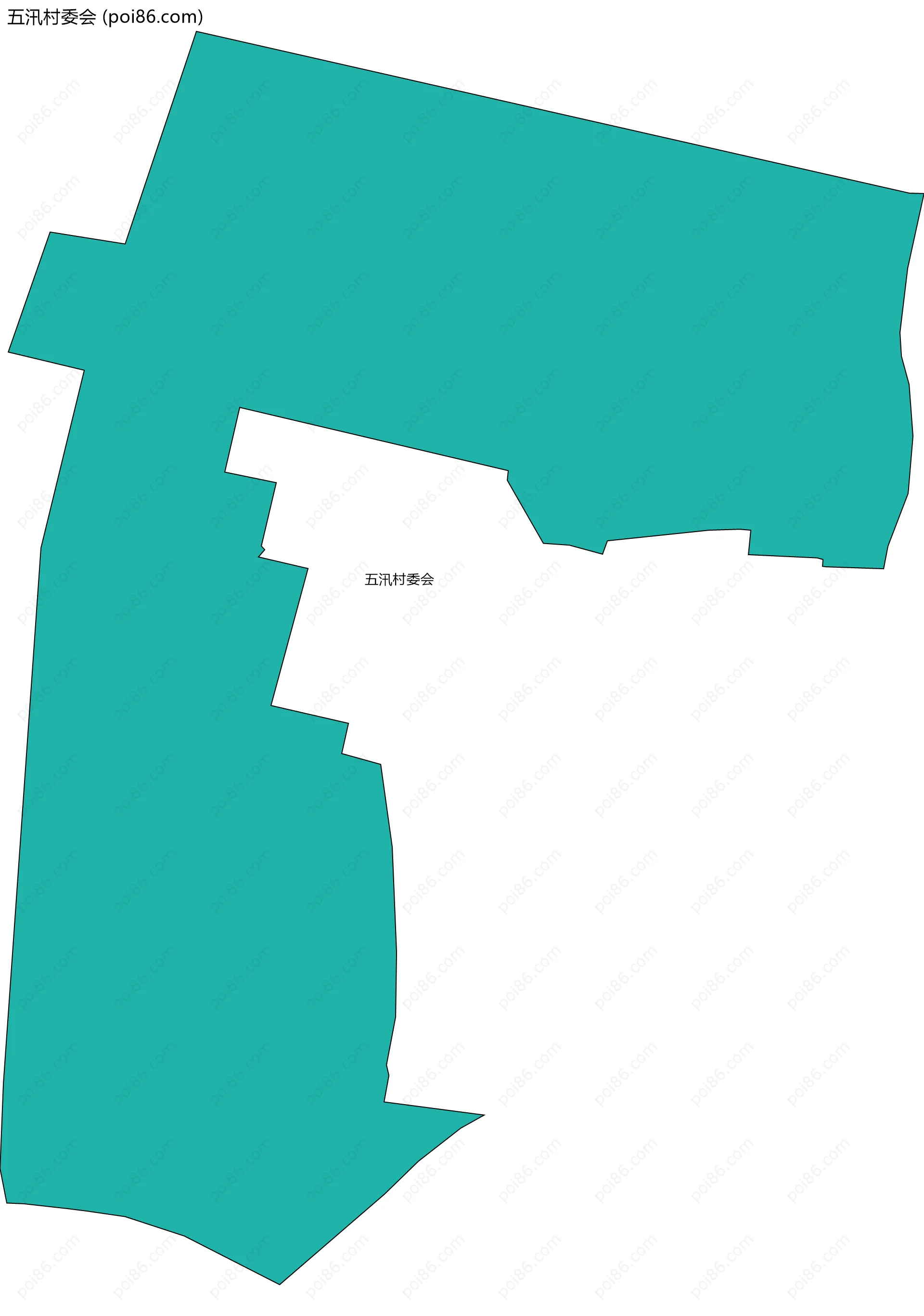五汛村委会边界地图