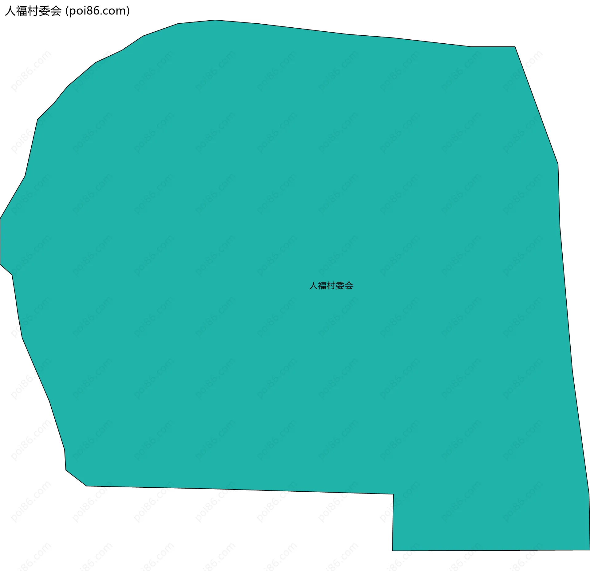 人福村委会边界地图