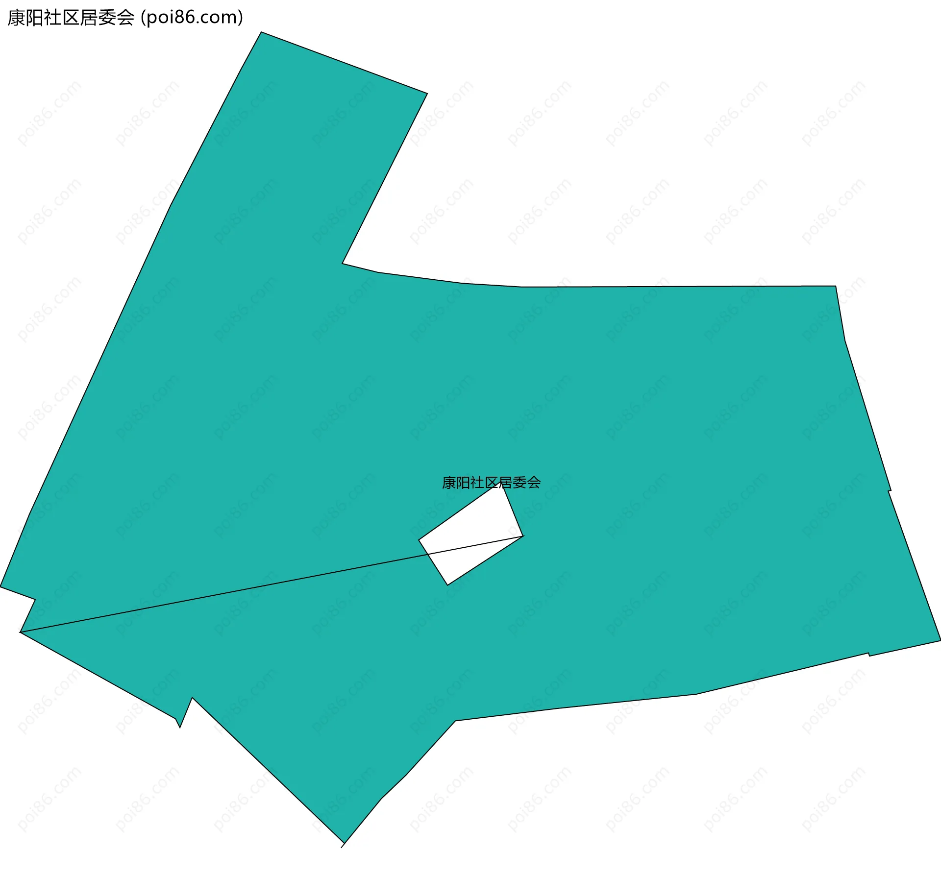 康阳社区居委会边界地图