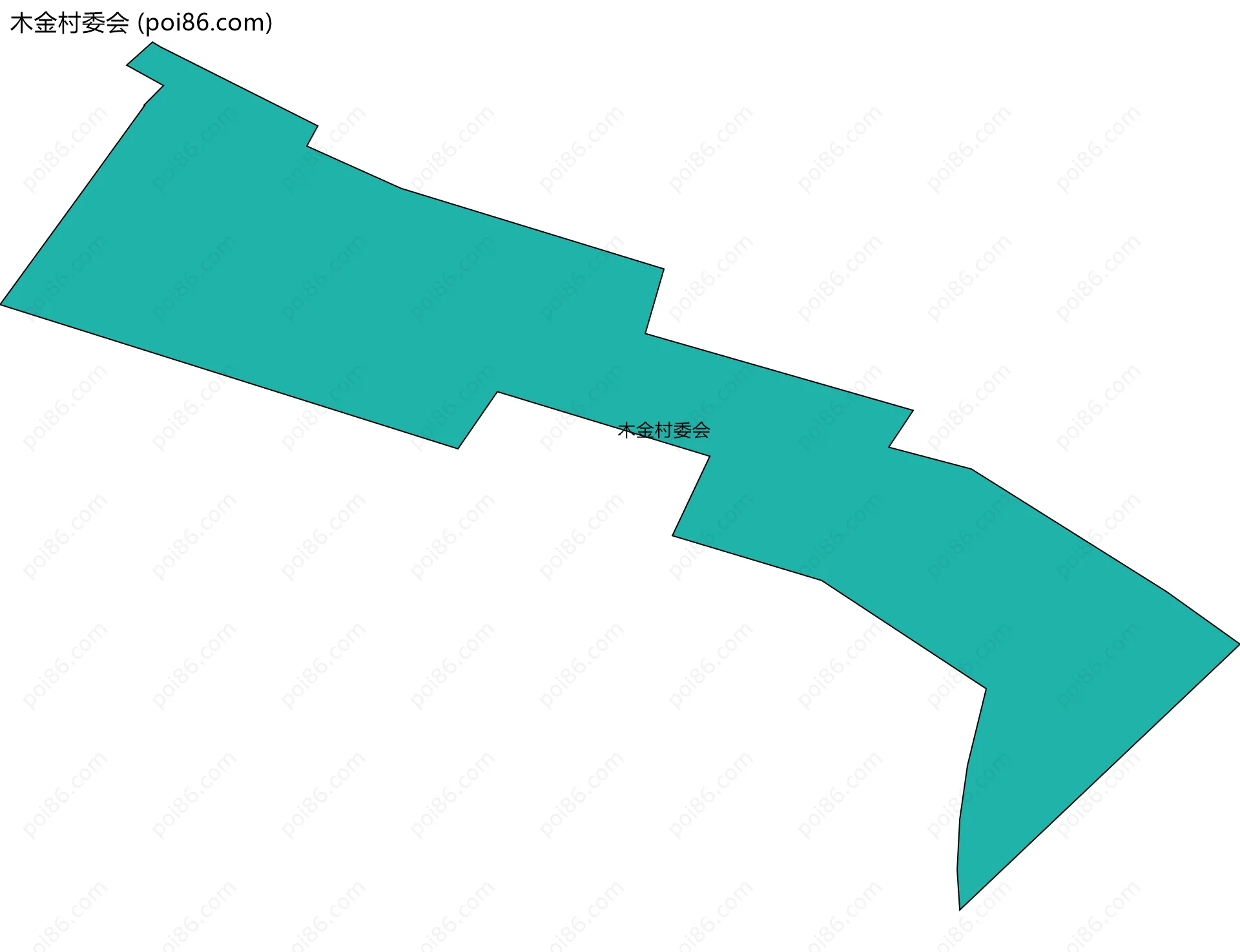 木金村委会边界地图