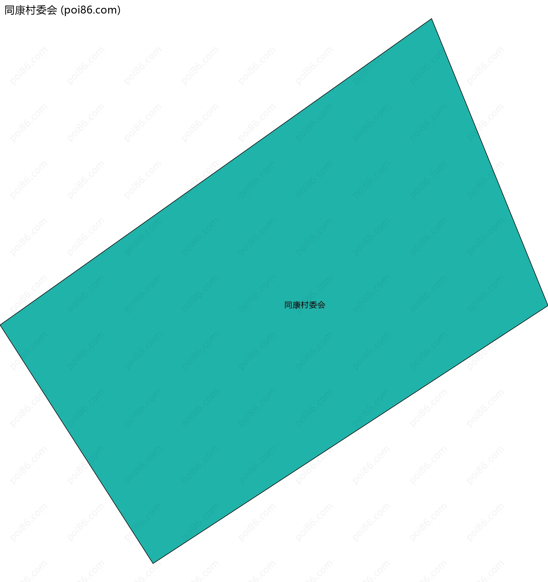 同康村委会边界地图