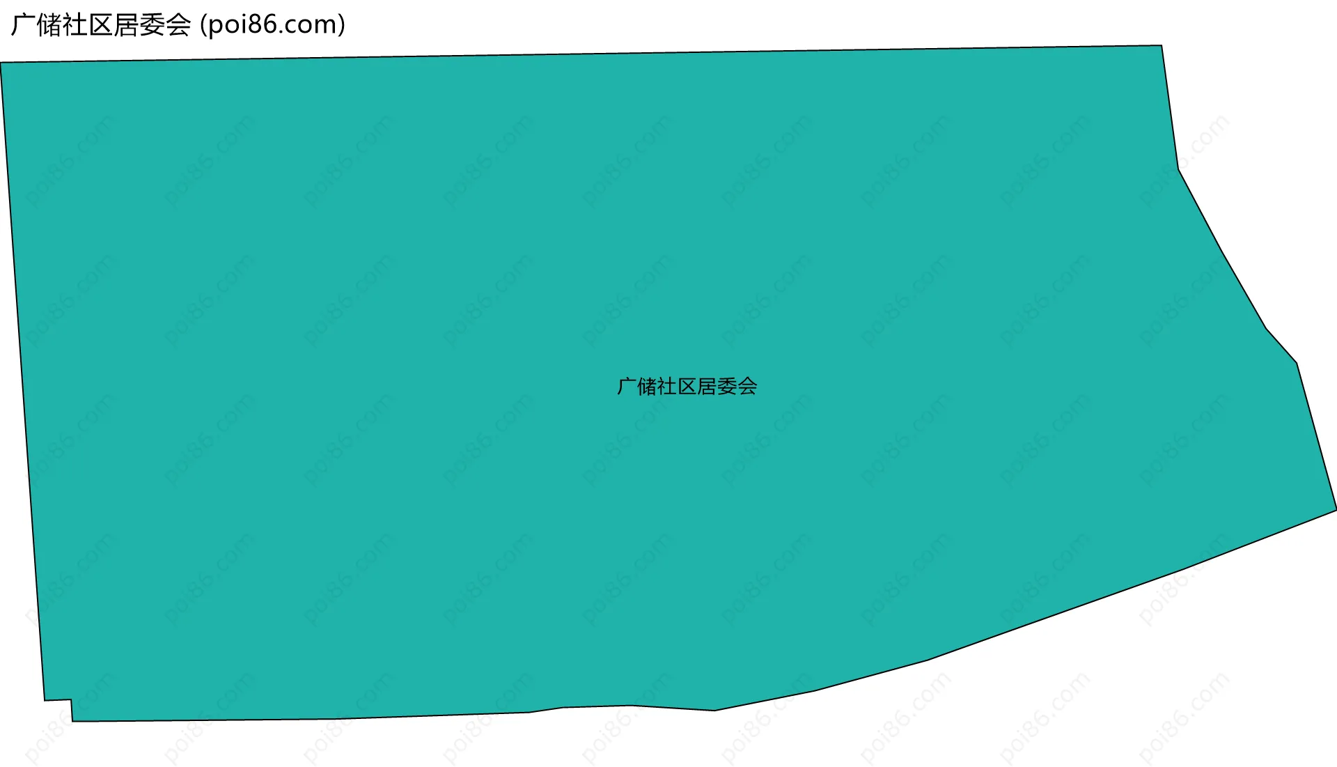 广储社区居委会边界地图