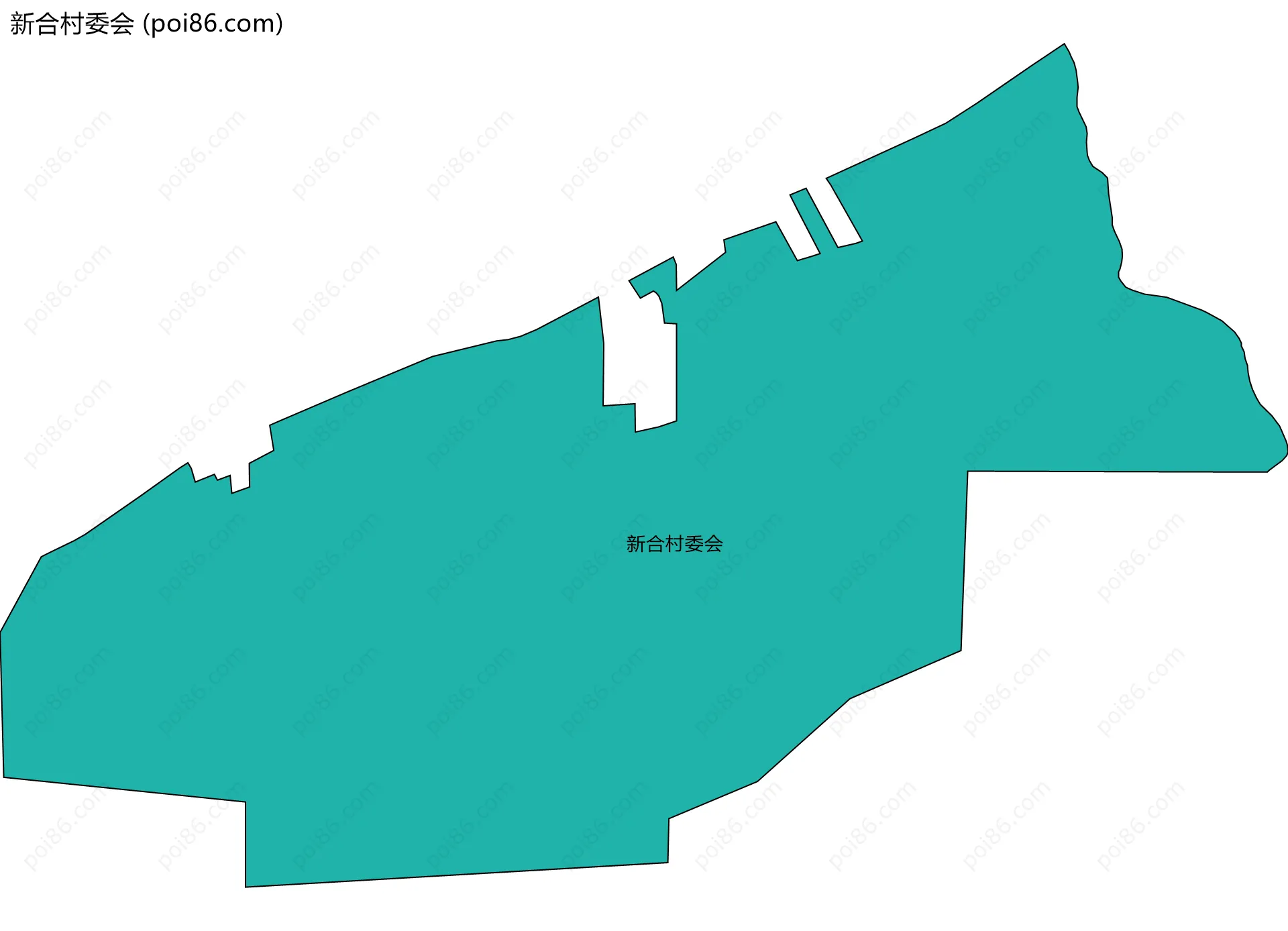 新合村委会边界地图