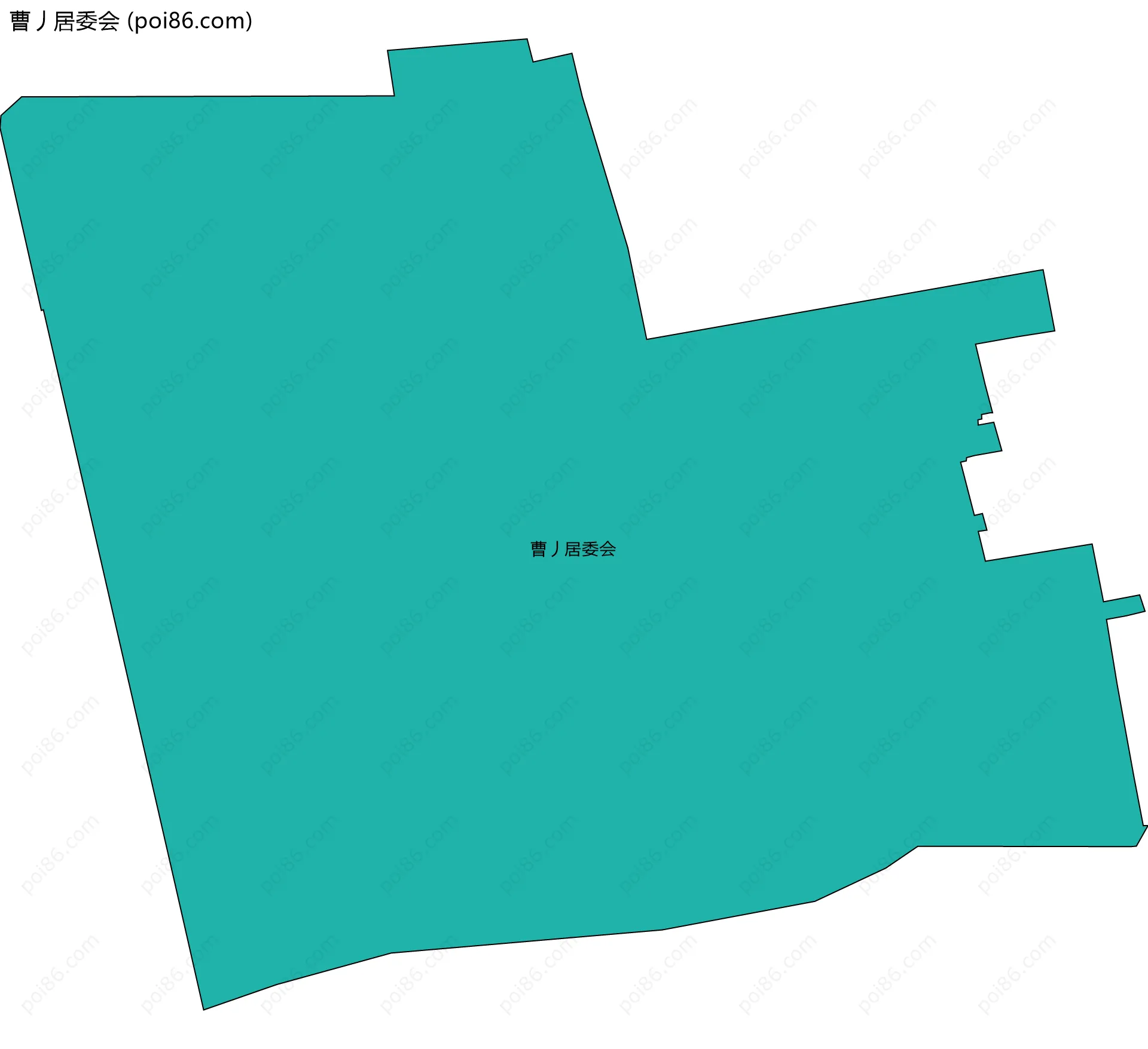 曹丿居委会边界地图