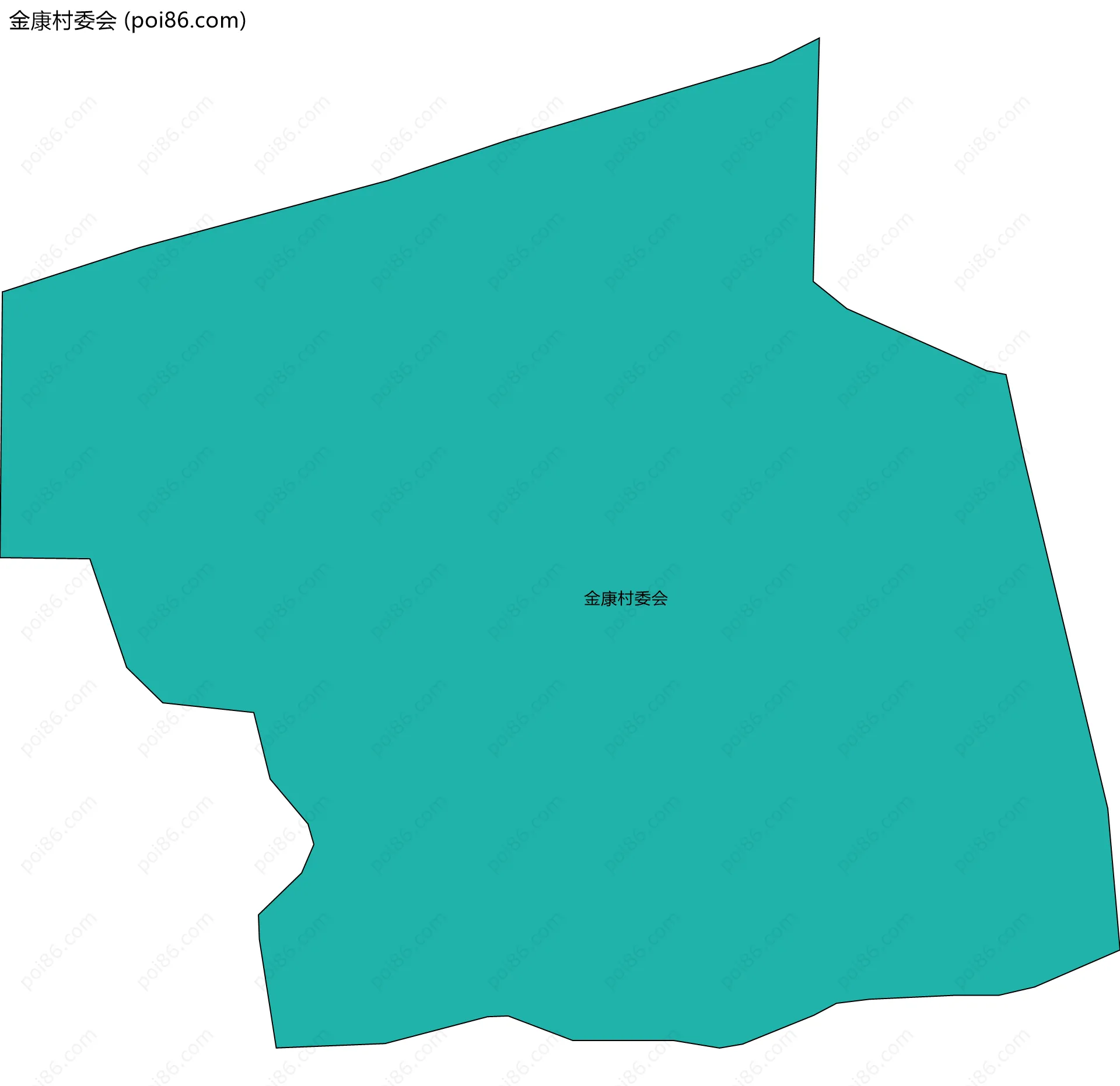 金康村委会边界地图
