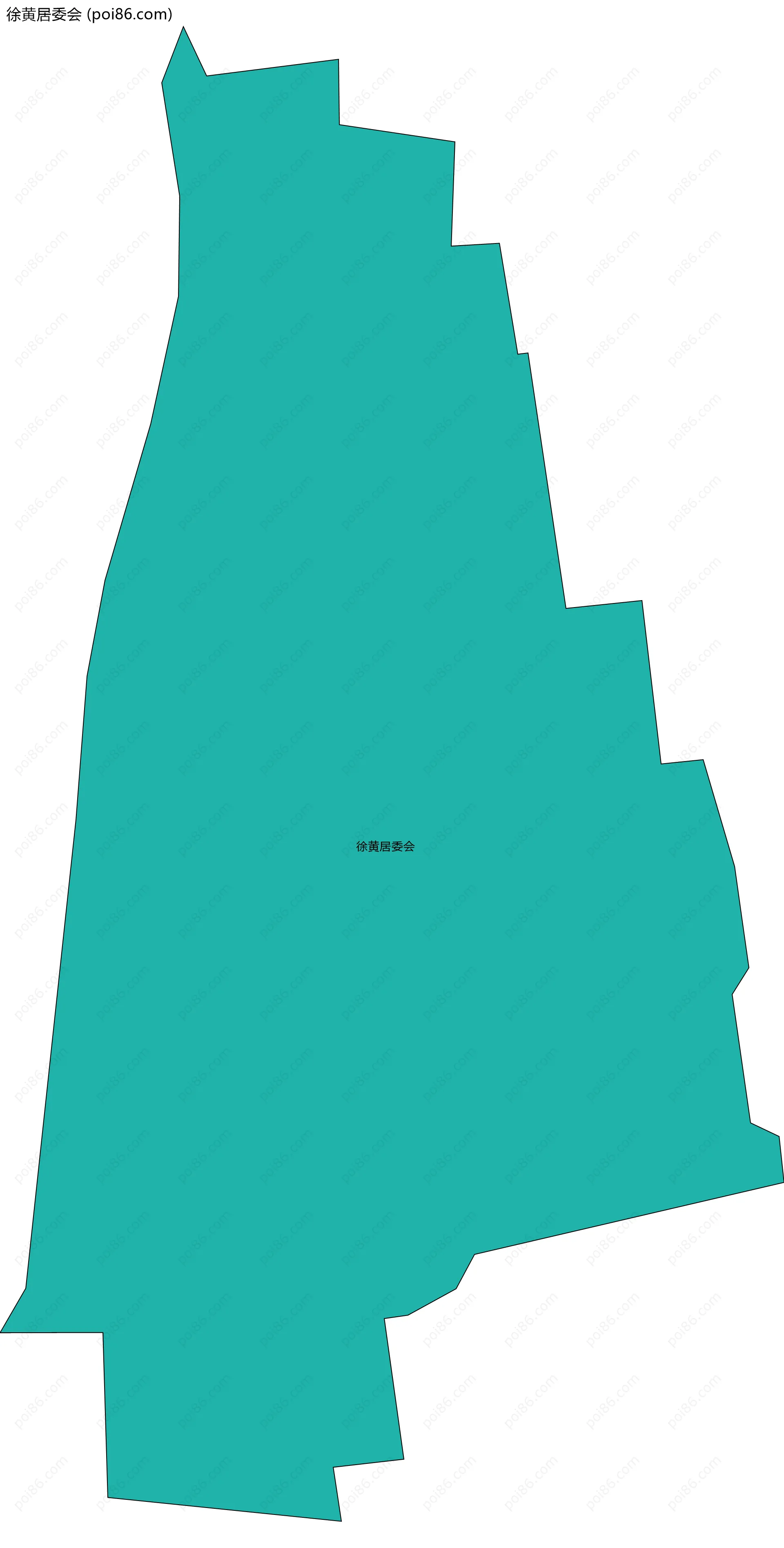 徐黄居委会边界地图