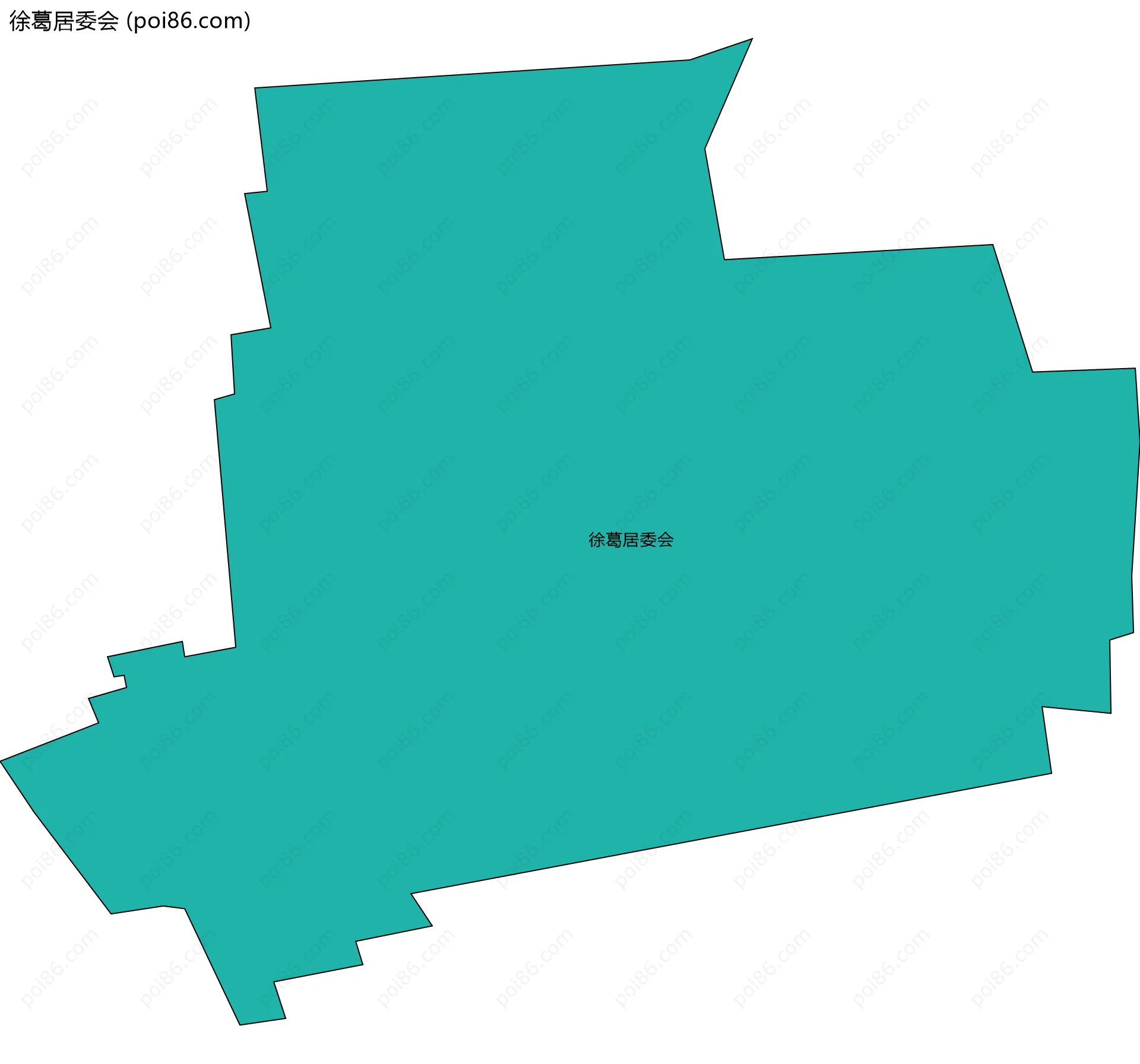 徐葛居委会边界地图